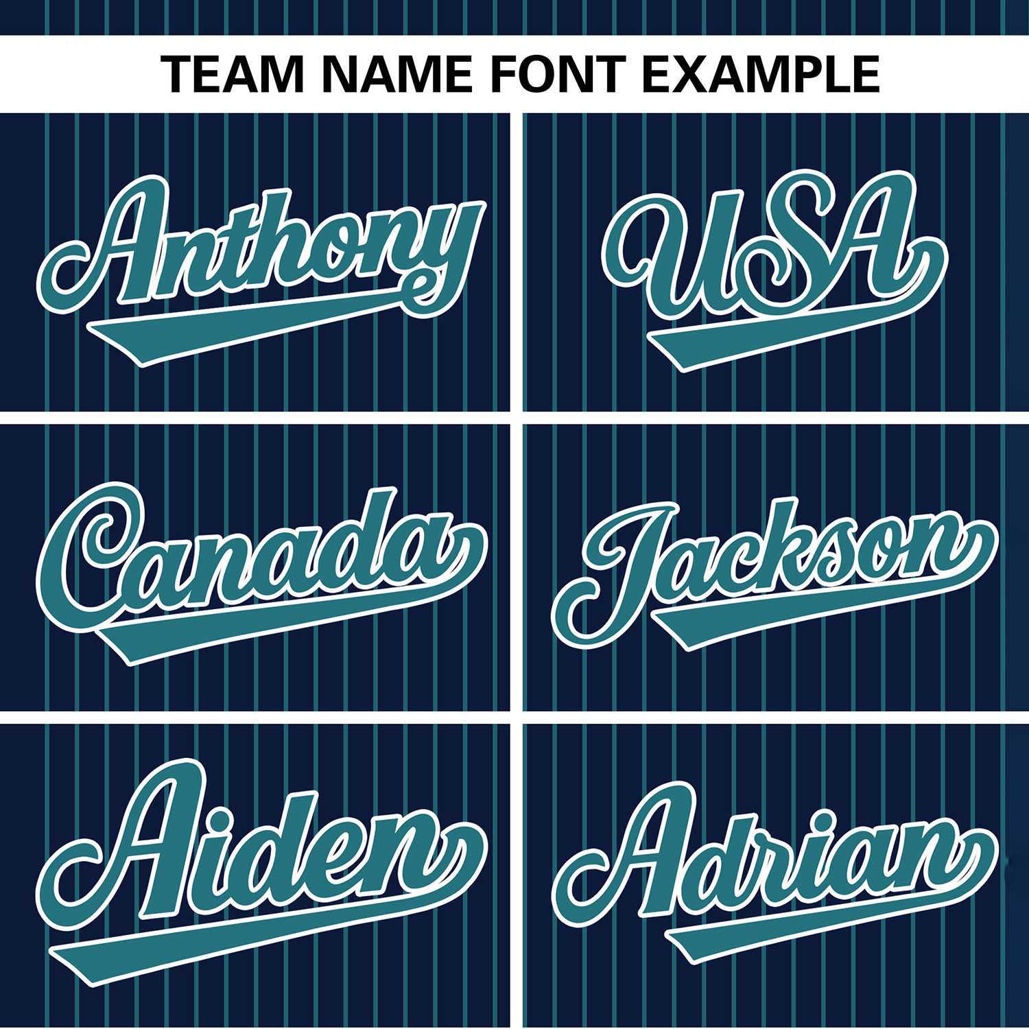 Custom Navy Aqua Stripe Fashion Authentic Two-Button Softball Jersey