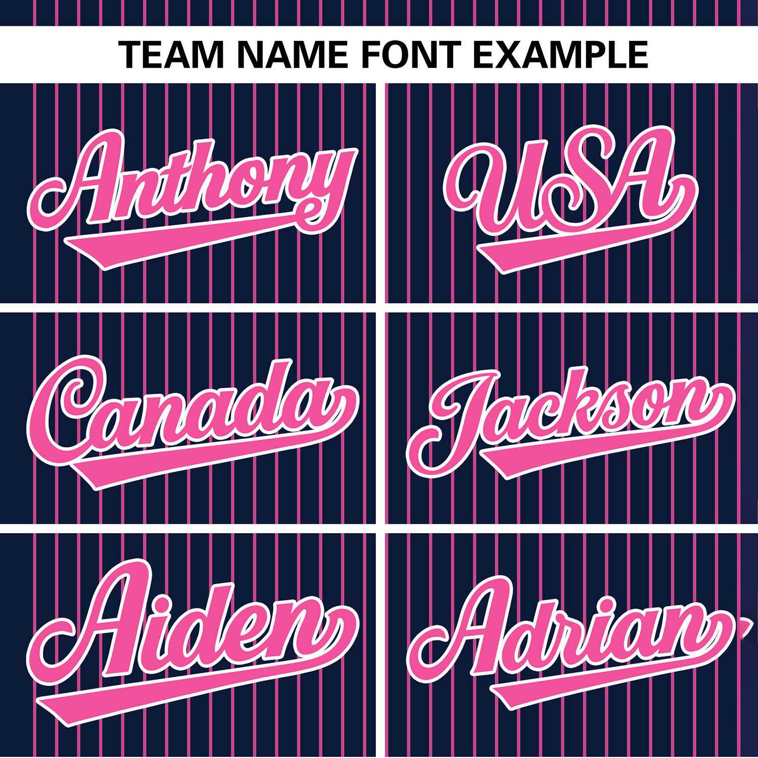 Custom Navy Pink Stripe Fashion Authentic Two-Button Softball Jersey