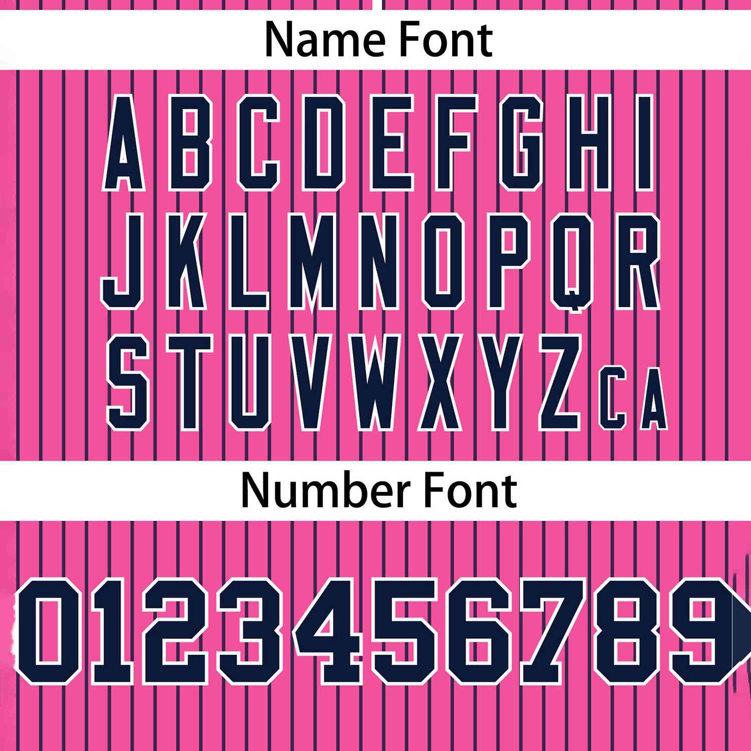 Custom Pink Navy Stripe Fashion Authentic Two-Button Softball Jersey