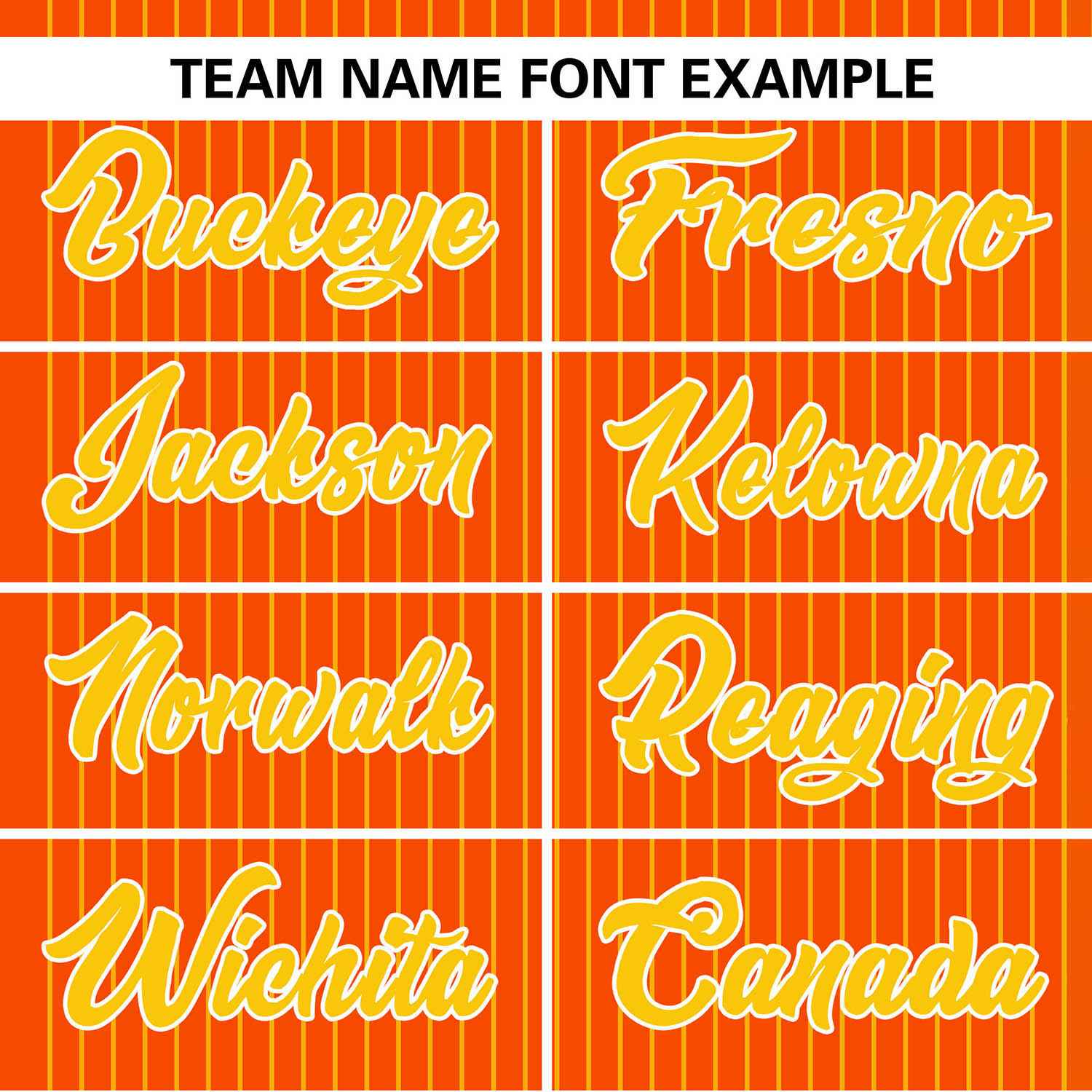 Custom Orange Gold Stripe Fashion Authentic Two-Button Softball Jersey