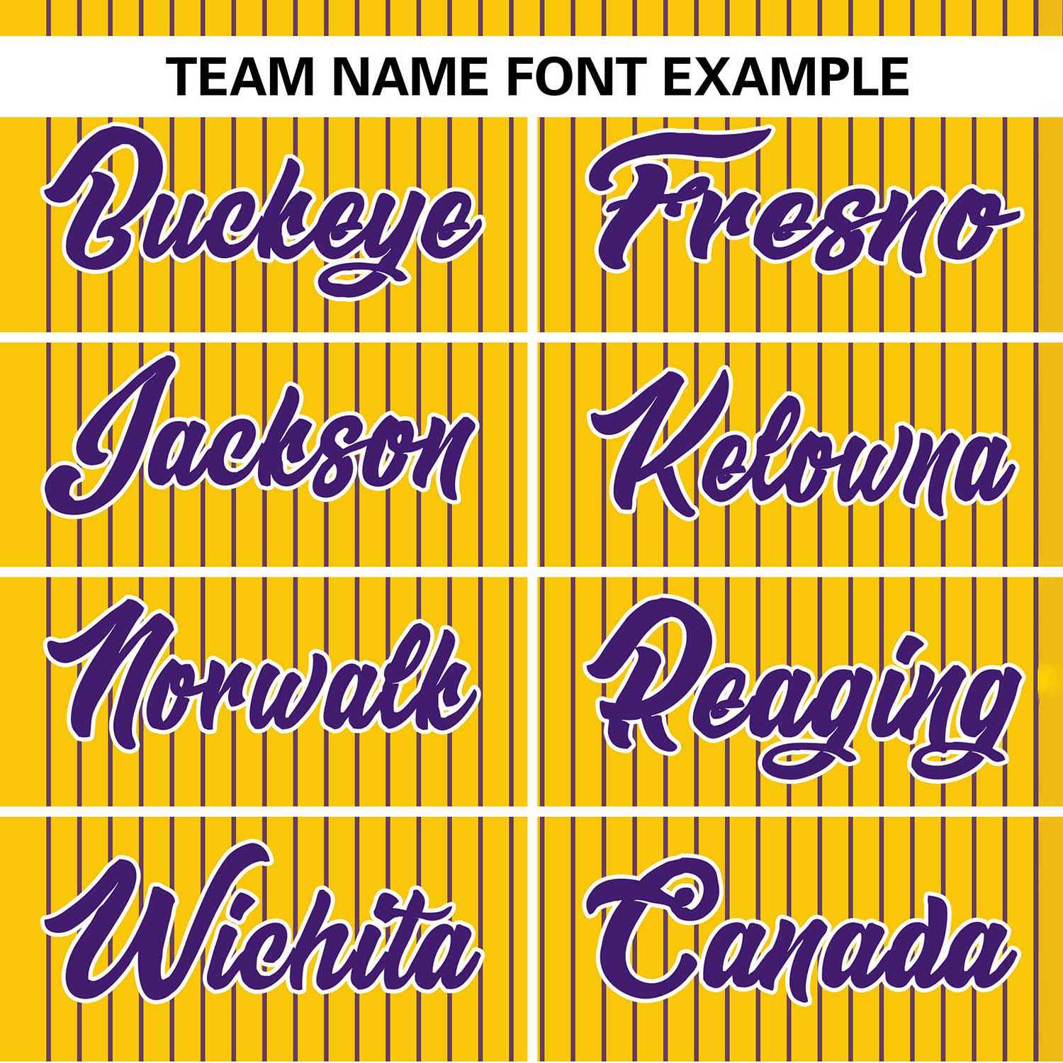 Custom Gold Purple Stripe Fashion Authentic Two-Button Softball Jersey