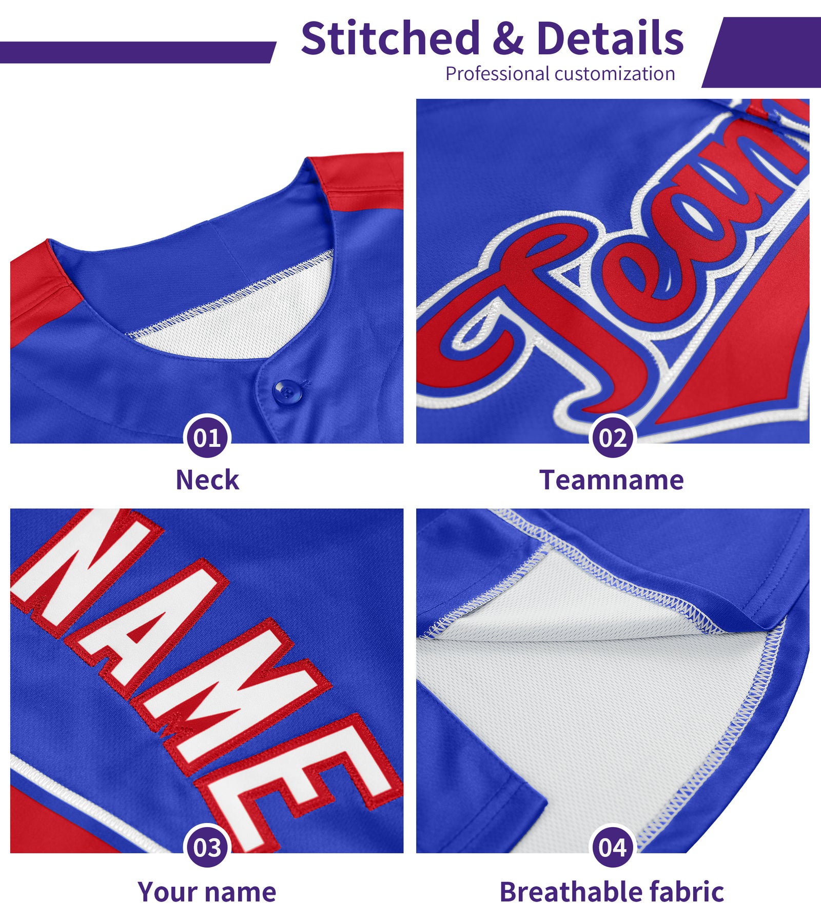 Custom Light Blue Navy Classic Style Baseball Uniform Jersey/Pants Package For Team