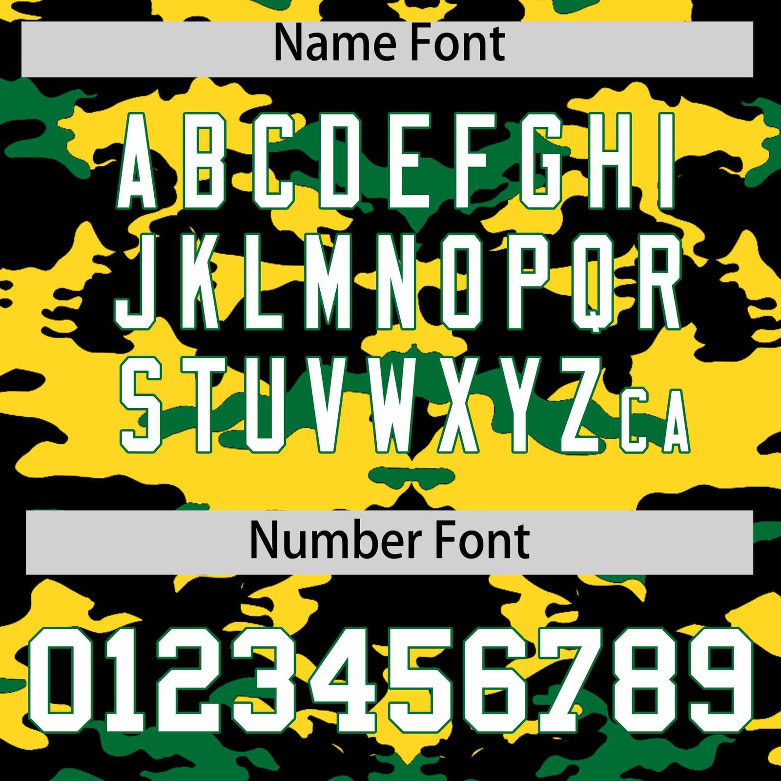 Custom Black Gold and Kelly Green Camo Fashion Authentic Sleeveless Baseball Jersey