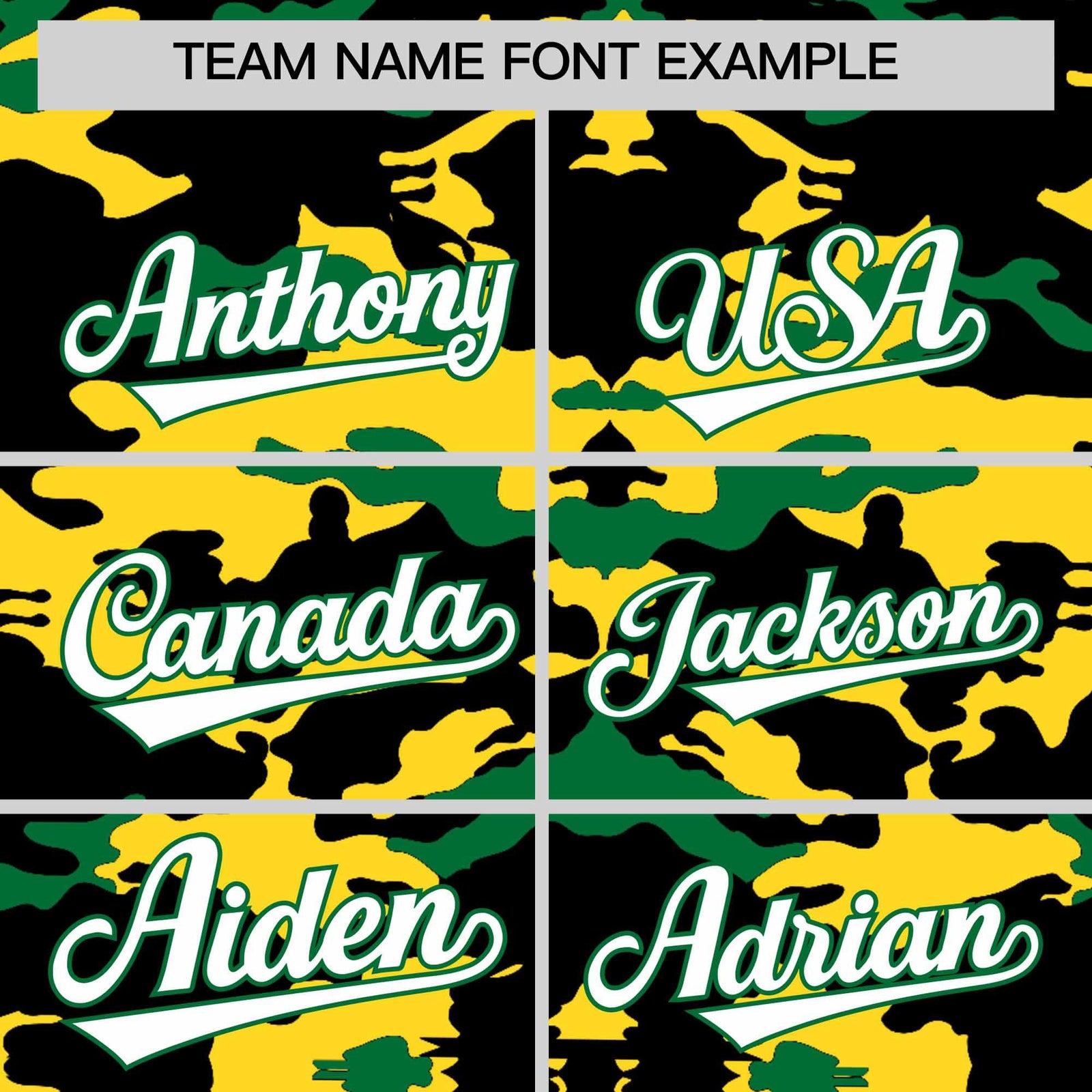 Custom Black Gold and Kelly Green Camo Fashion Authentic Sleeveless Baseball Jersey