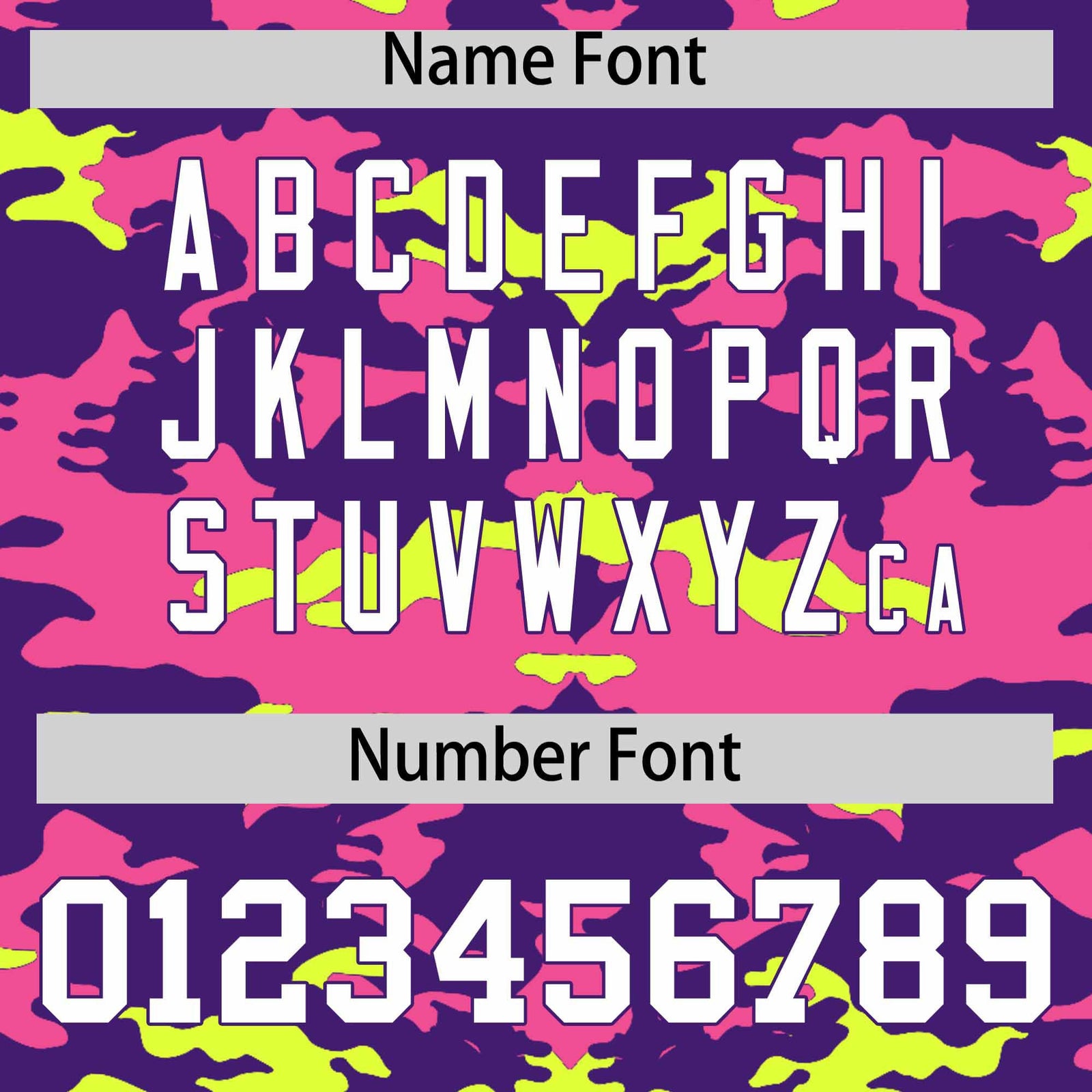 Custom Purple Pink and Fluorescent Green Camo Fashion Authentic Sleeveless Baseball Jersey