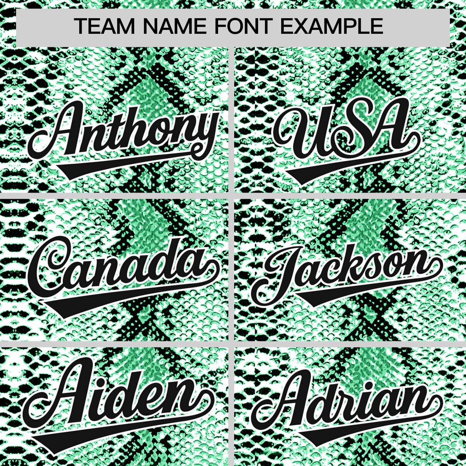 Custom Kelly Green Snakeskin Pattern Authentic Sleeveless Baseball Jersey