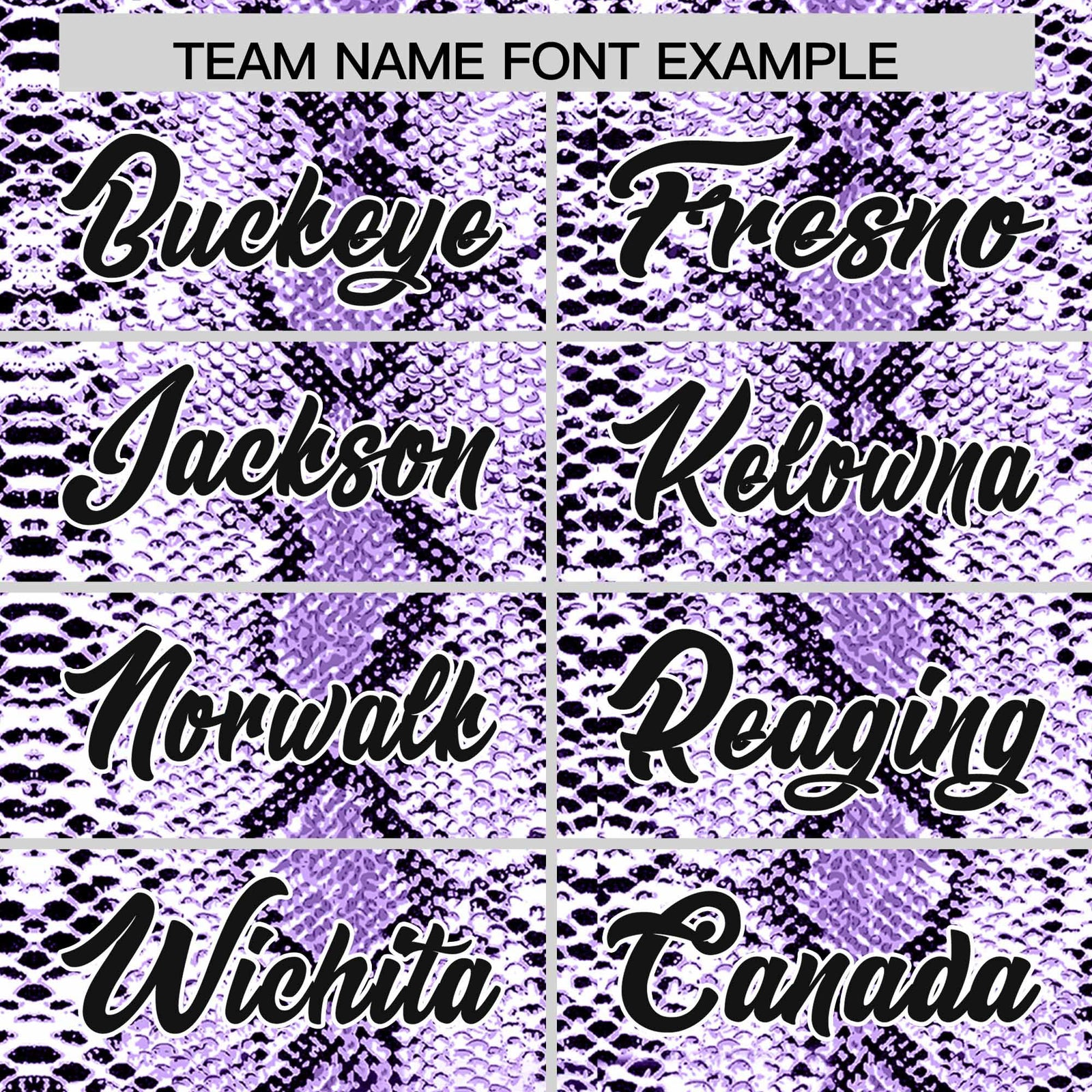 Custom Purple Snakeskin Pattern Authentic Sleeveless Baseball Jersey