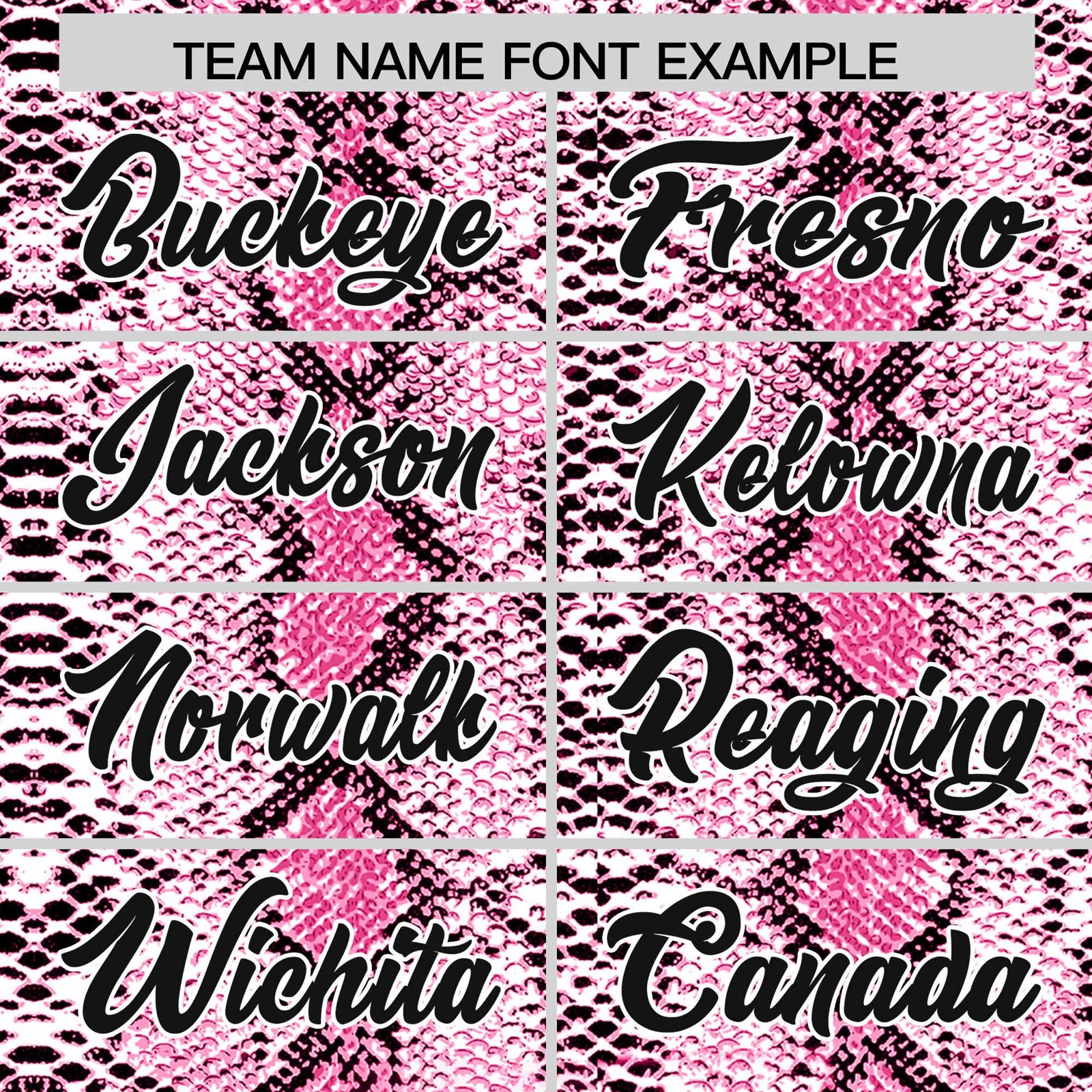 Custom Pink Snakeskin Pattern Authentic Sleeveless Baseball Jersey