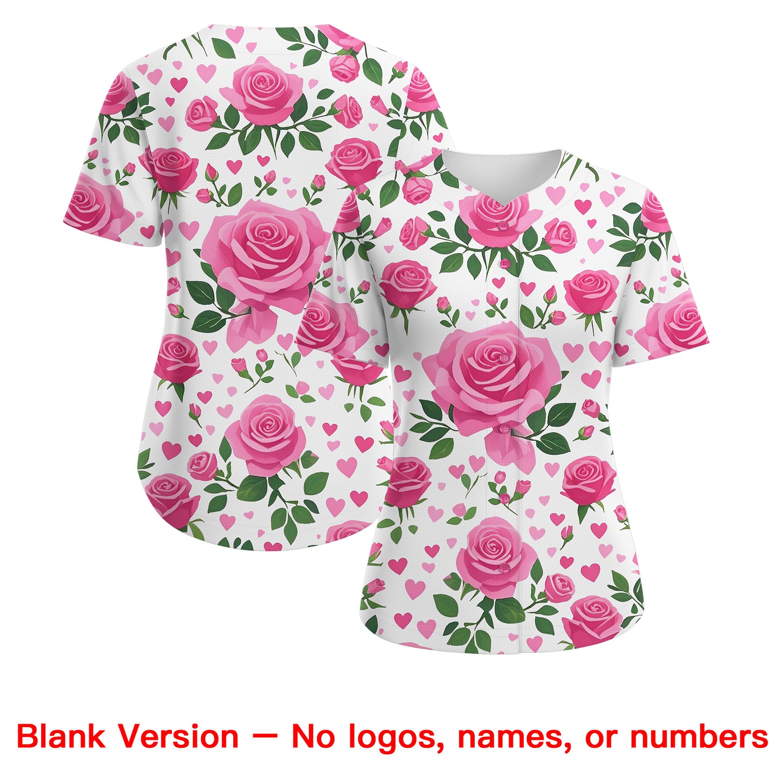 Custom White Black Breast Cancer Awareness Month Pink Ribbon Authentic Baseball Jersey for Women