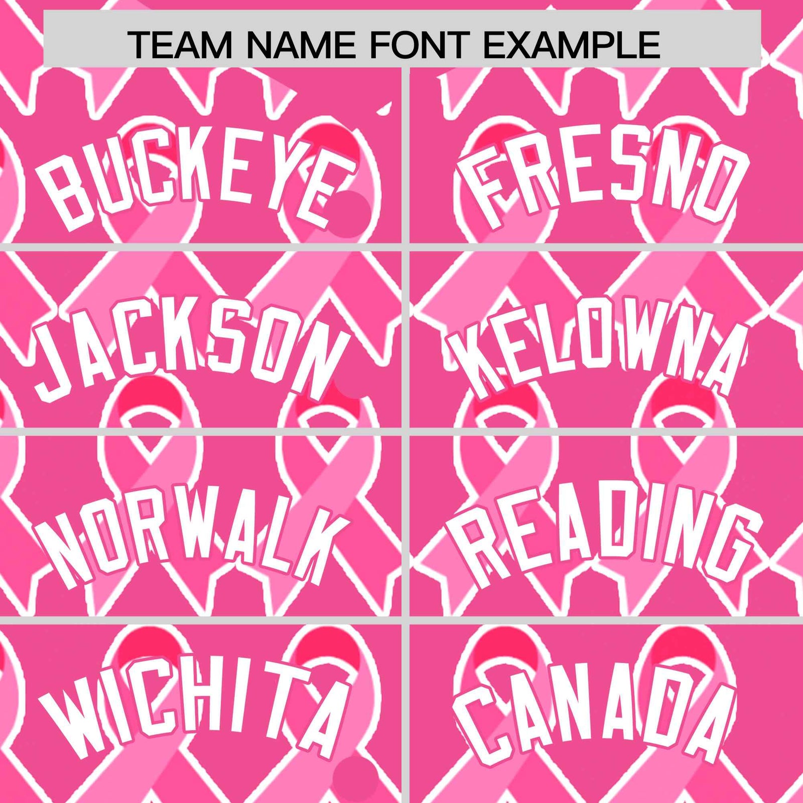 Custom Pink White Breast Cancer Awareness Month Pink Ribbon Authentic Baseball Jersey for Women