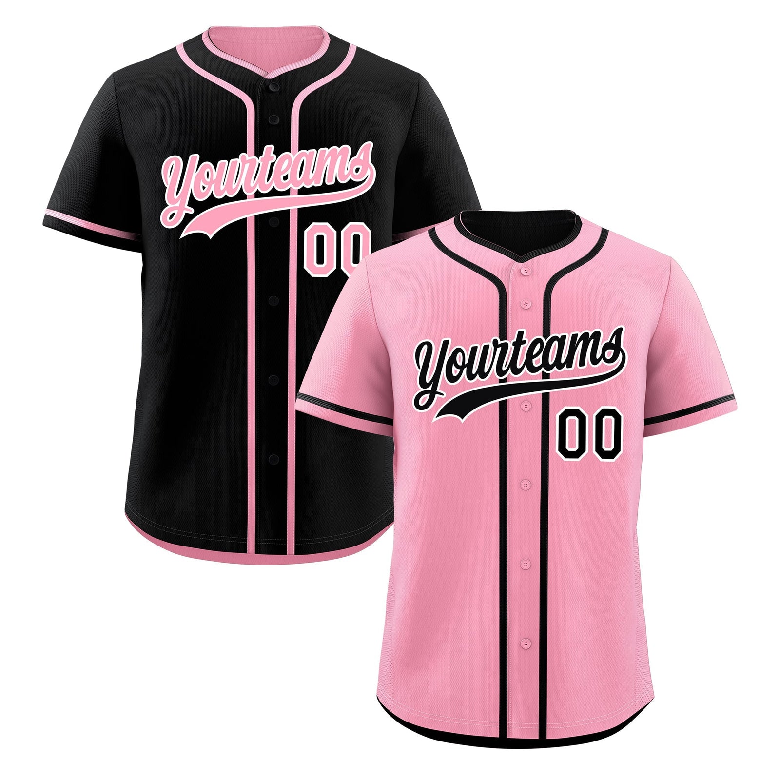 Custom Black White Reversible Classic Style Lightweight Baseball Jersey| KXKSHOP