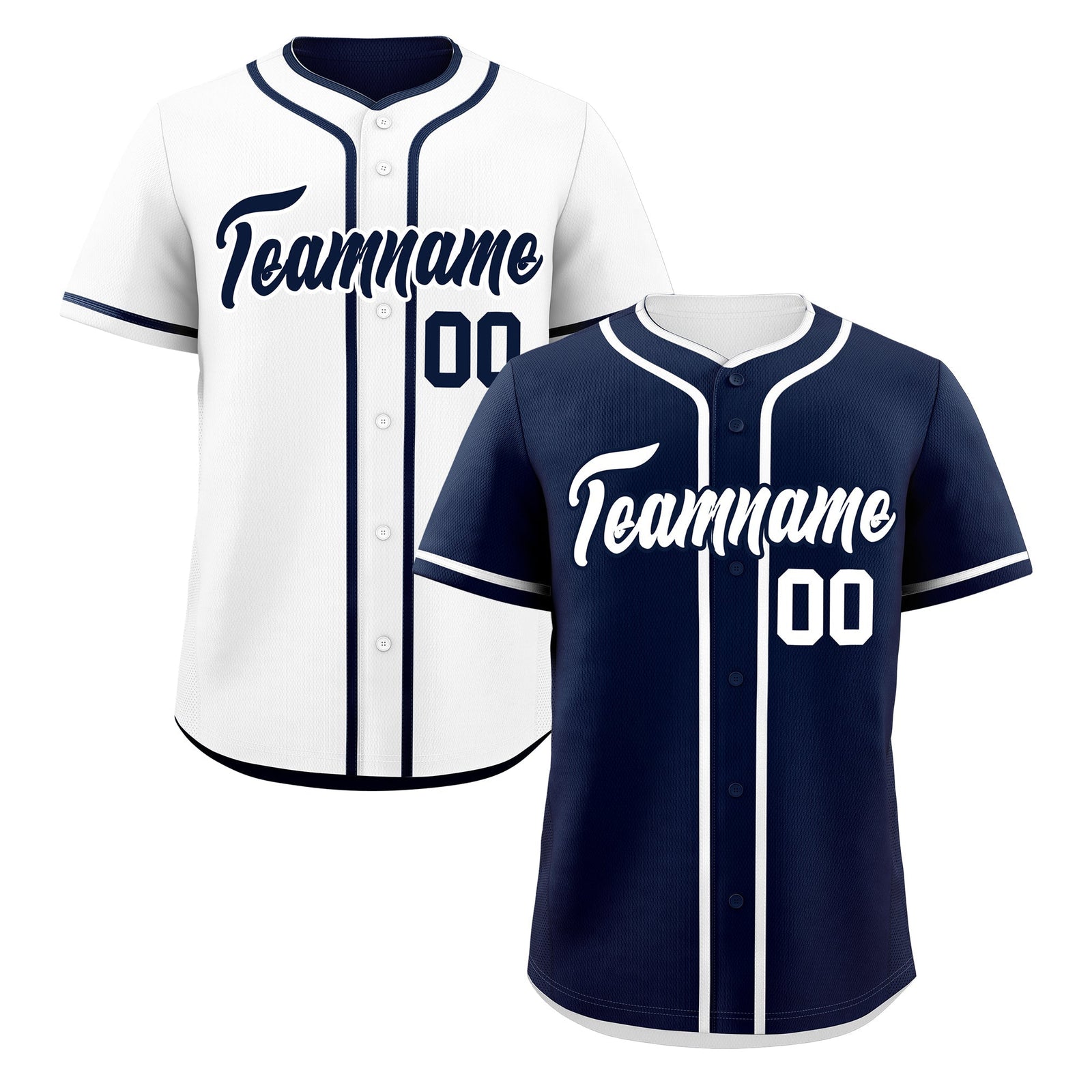 Custom White Reversible Classic Style Lightweight Baseball Jersey| KXKSHOP