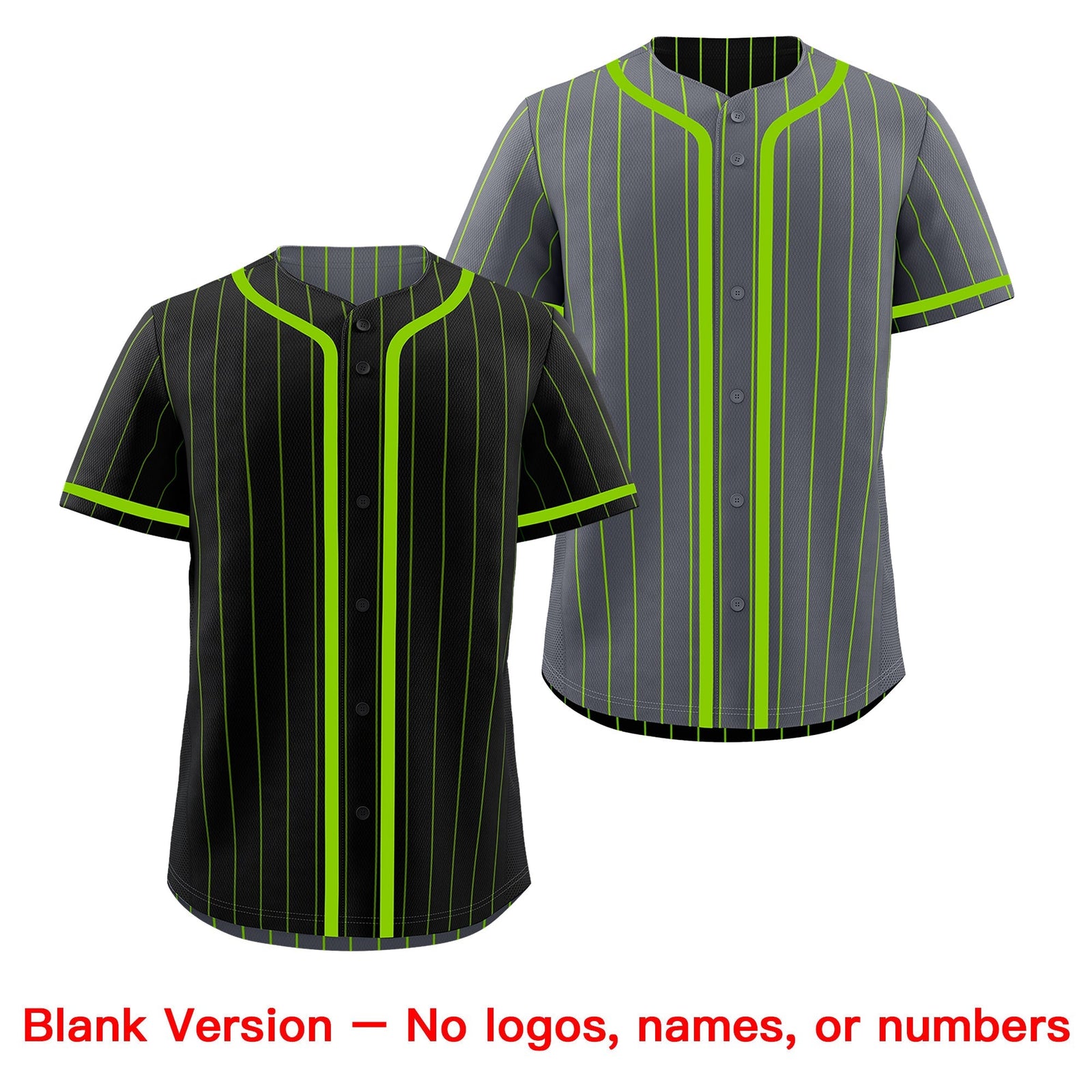 Custom Black Neon Green Reversible Gradient Fashion Lightweight Baseball Jersey| KXKSHOP