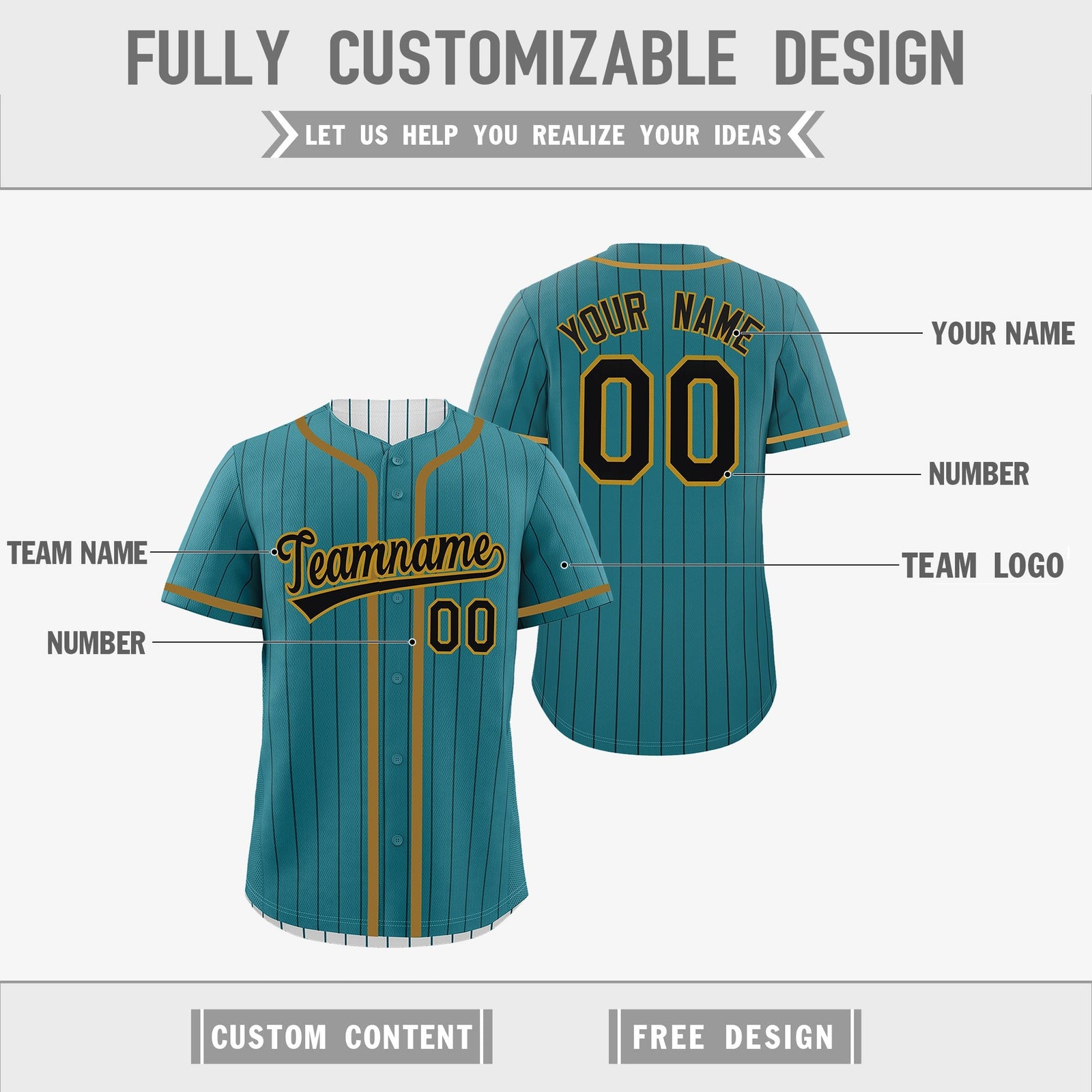 Custom Teal White Reversible Gradient Fashion Lightweight Baseball Jersey| KXKSHOP