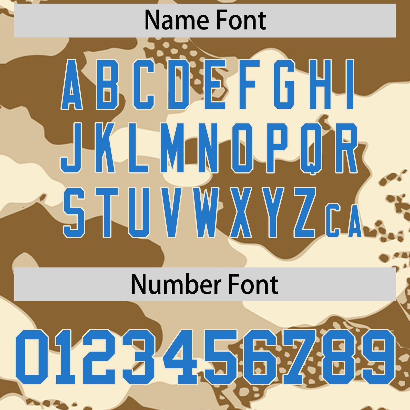 Custom Camel Cream Powder Blue Reversible Camo Lightweight Baseball Jersey| KXKSHOP