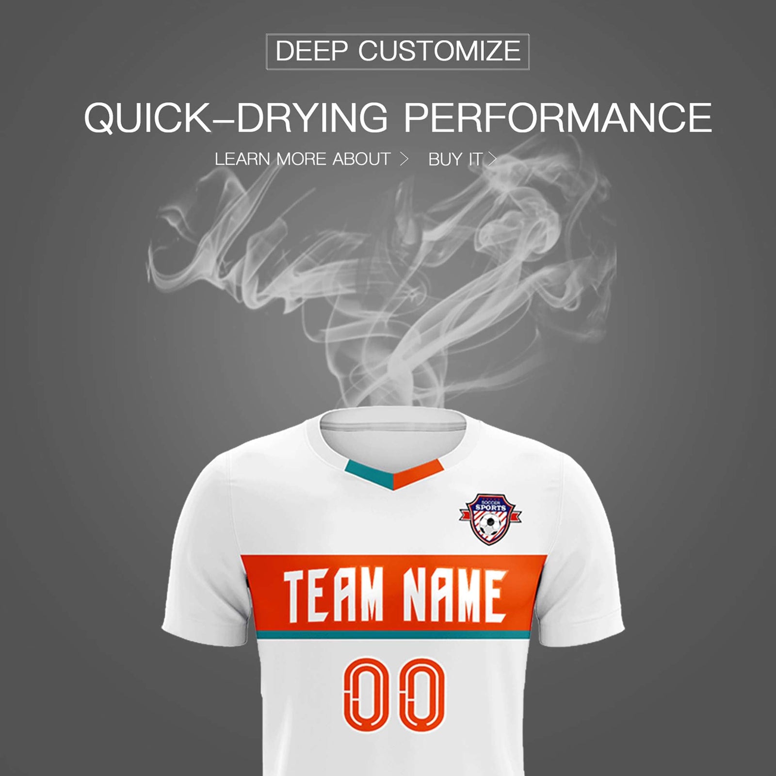 Custom White Classic Sports Sets Soccer Shirt Jersey