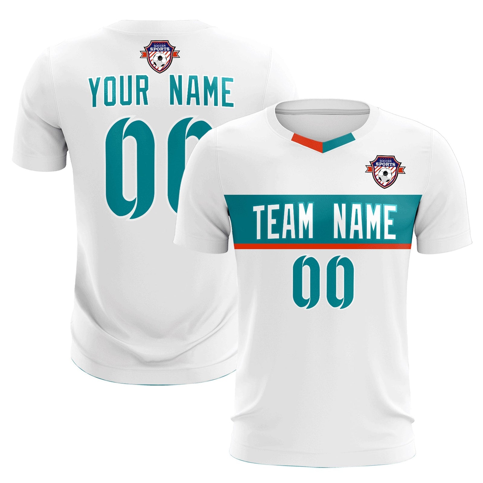 Custom White Classic Sports Sets Soccer Shirt Jersey