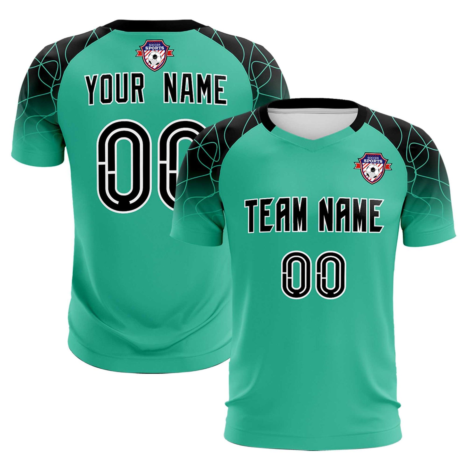 Custom Green Classic Soccer Training Sets Jersey For Adults/Kids