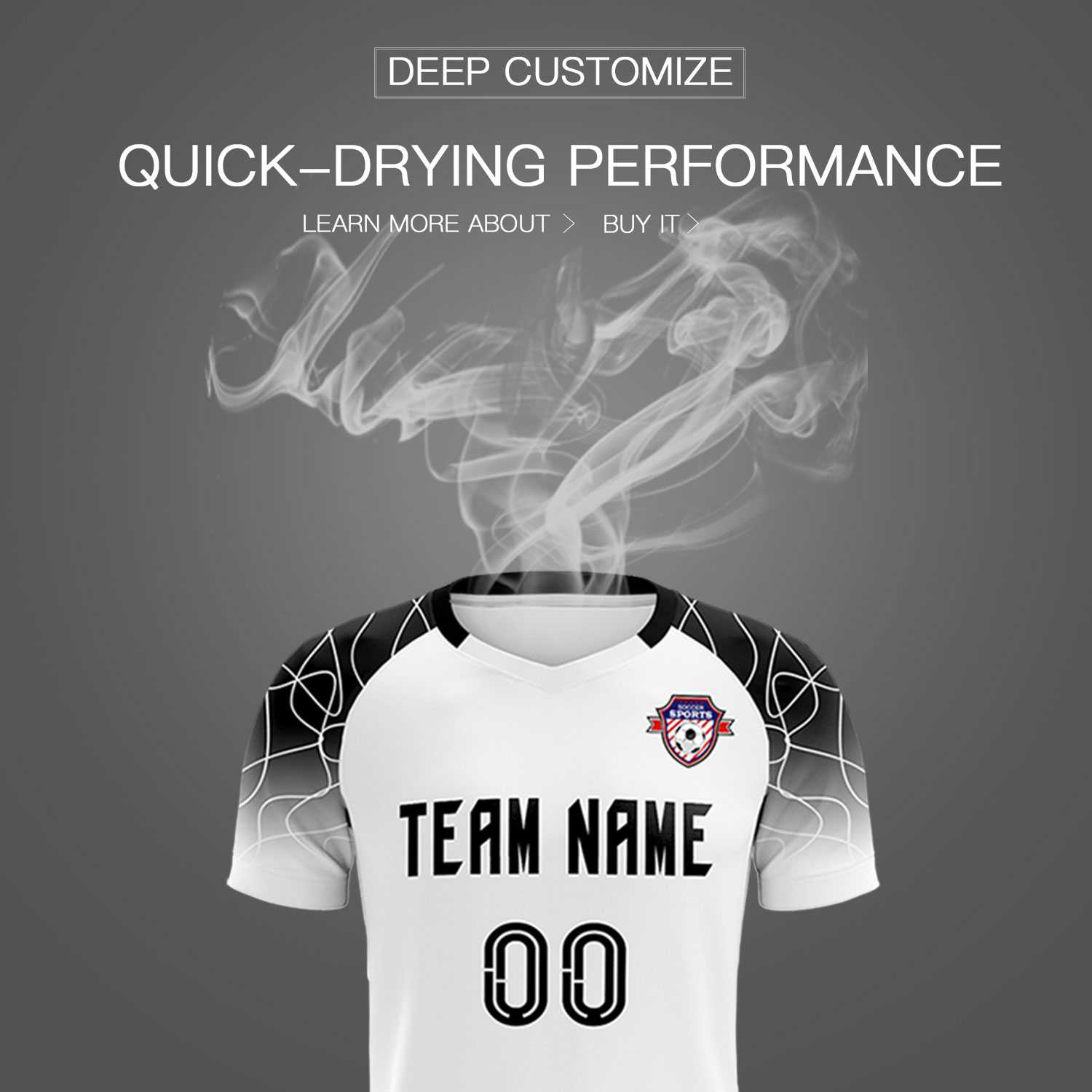 Custom White Classic Soccer Training Sets Jersey For Adults/Kids