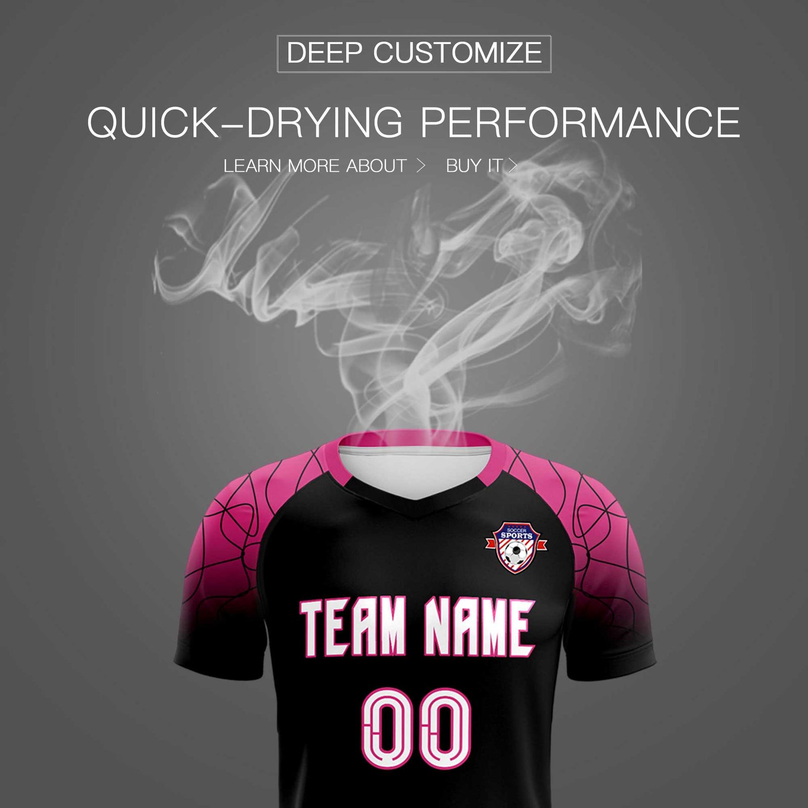Custom Black Classic Soccer Training Sets Jersey For Adults/Kids