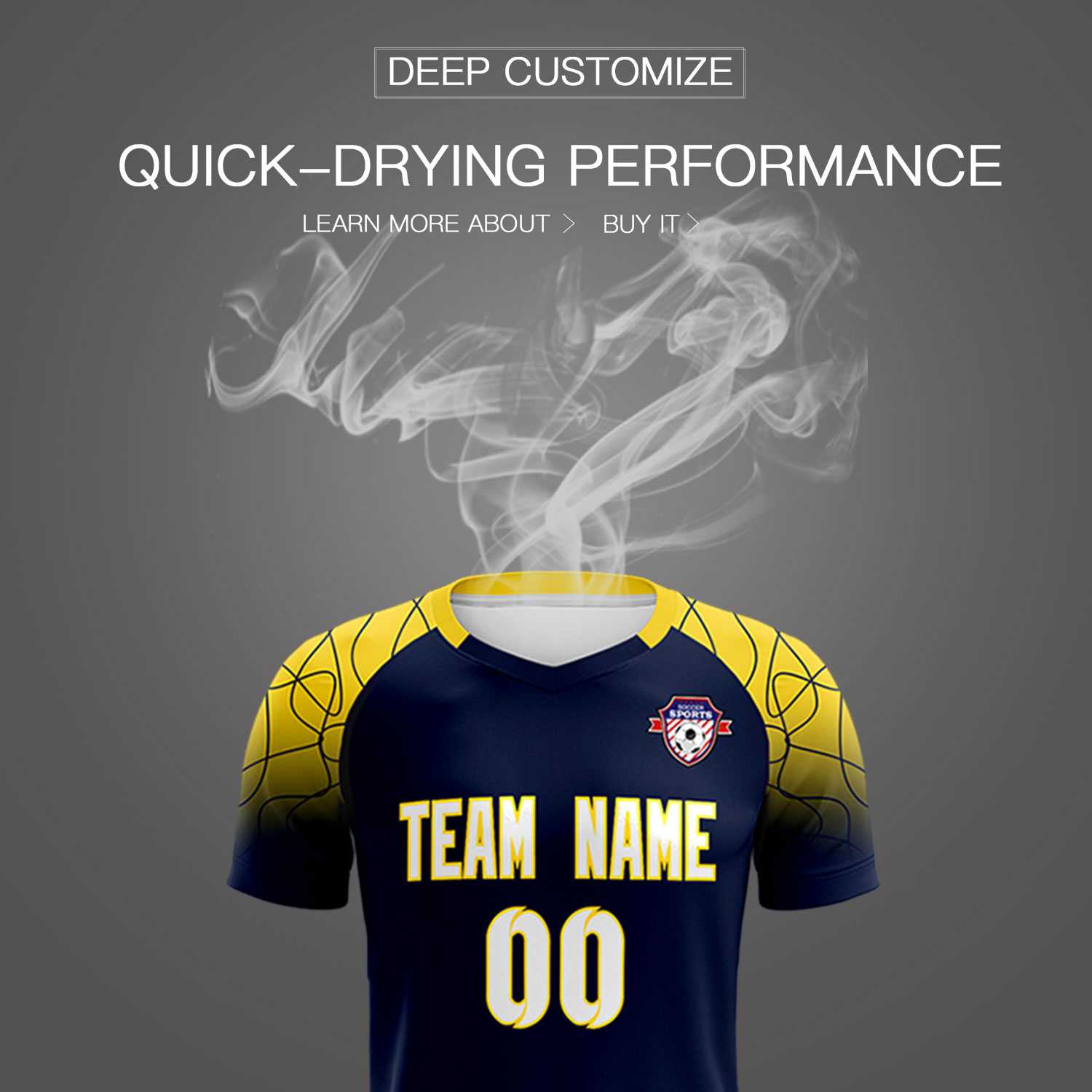 Custom Navy Classic Soccer Training Sets Jersey For Adults/Kids