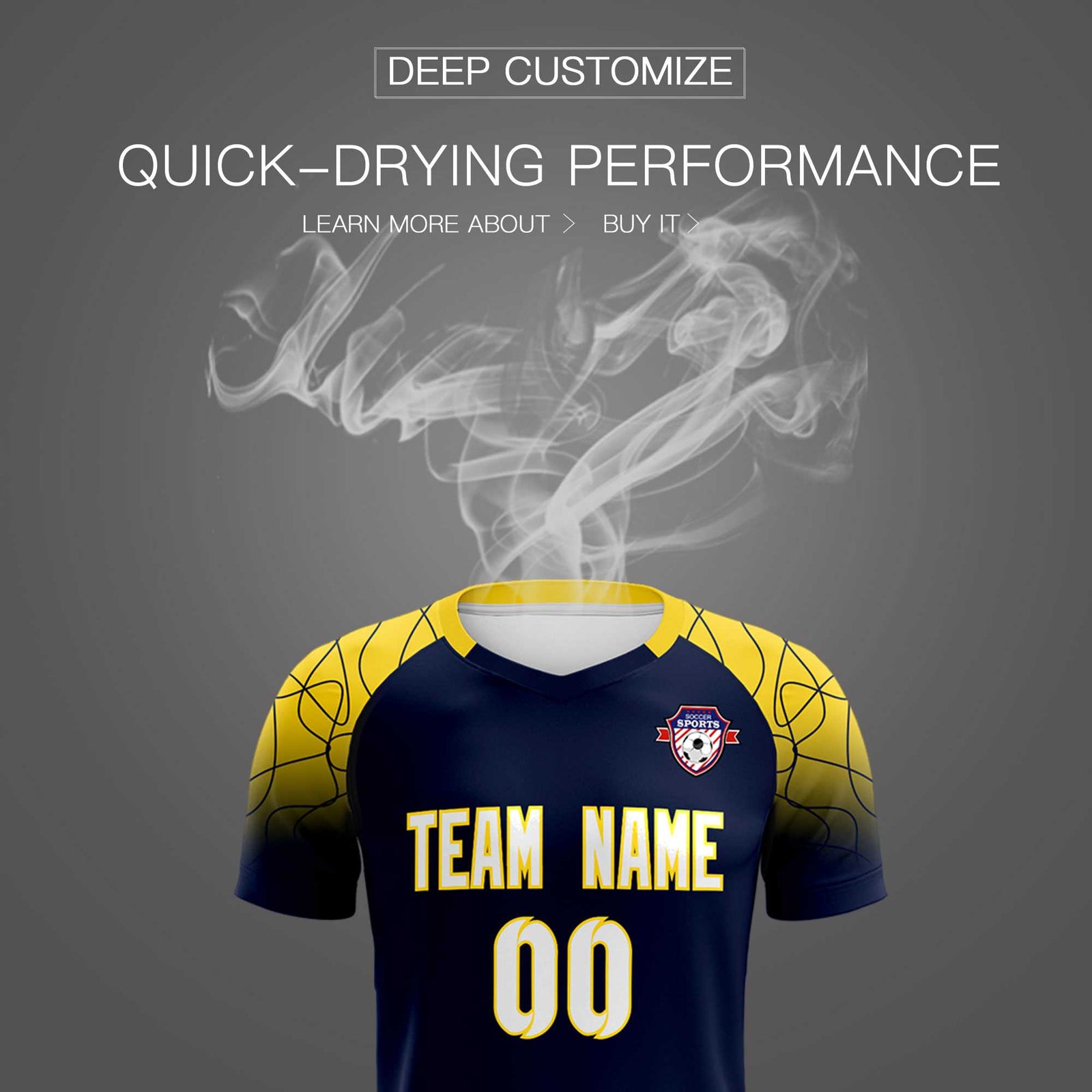 Custom Navy Classic Soccer Training Sets Jersey For Adults/Kids