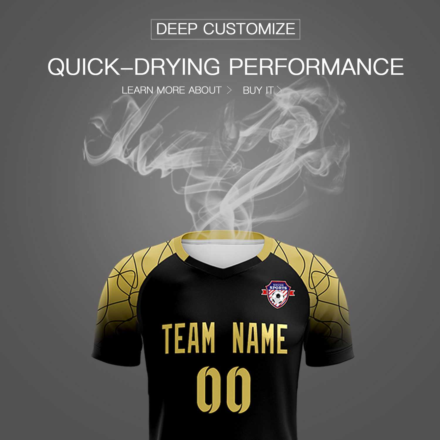 Custom Black Classic Soccer Training Sets Jersey For Adults/Kids