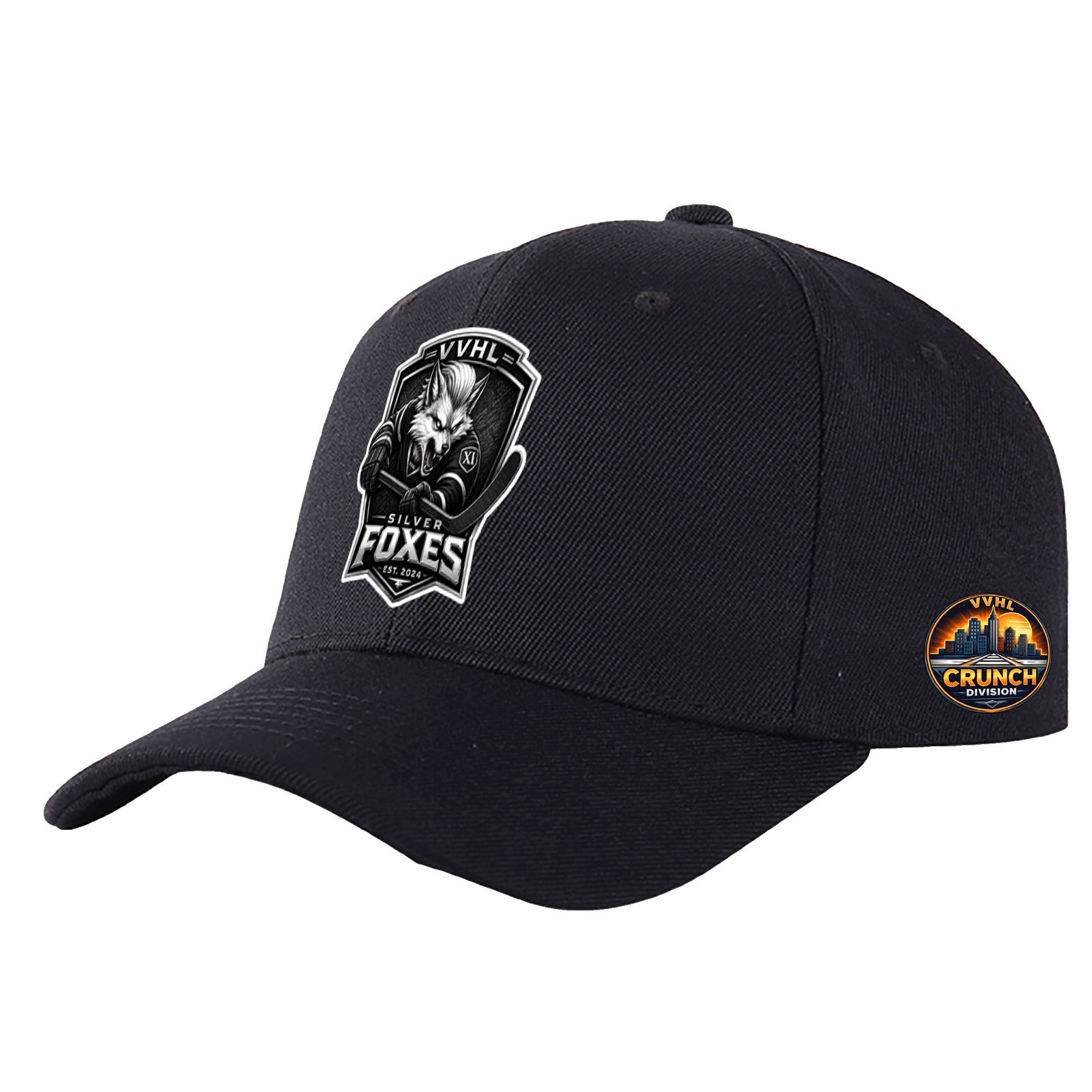 VVHL S11 Season × Silver Fox3D Puff Embroidery Flat Embroidery Baseball Cap
