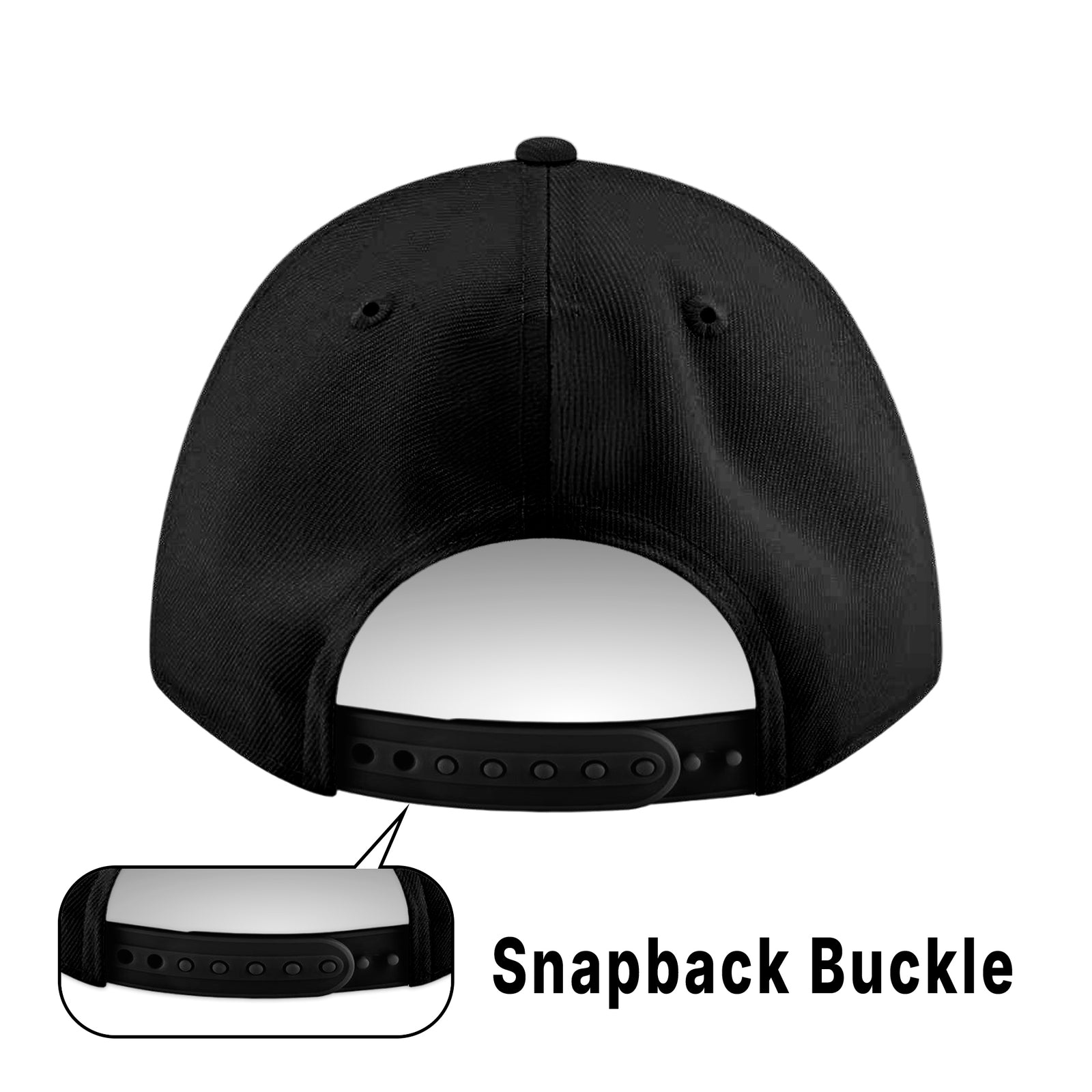 Custom White 3D Puff Embroidery Flat Embroidery Flat Eaves Sport Baseball Cap Design for Men/Women/Youth