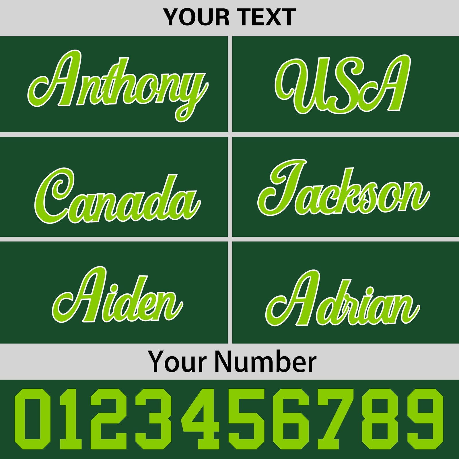 Custom Green 3D Puff Embroidery Flat Embroidery Casual Sport Baseball Cap