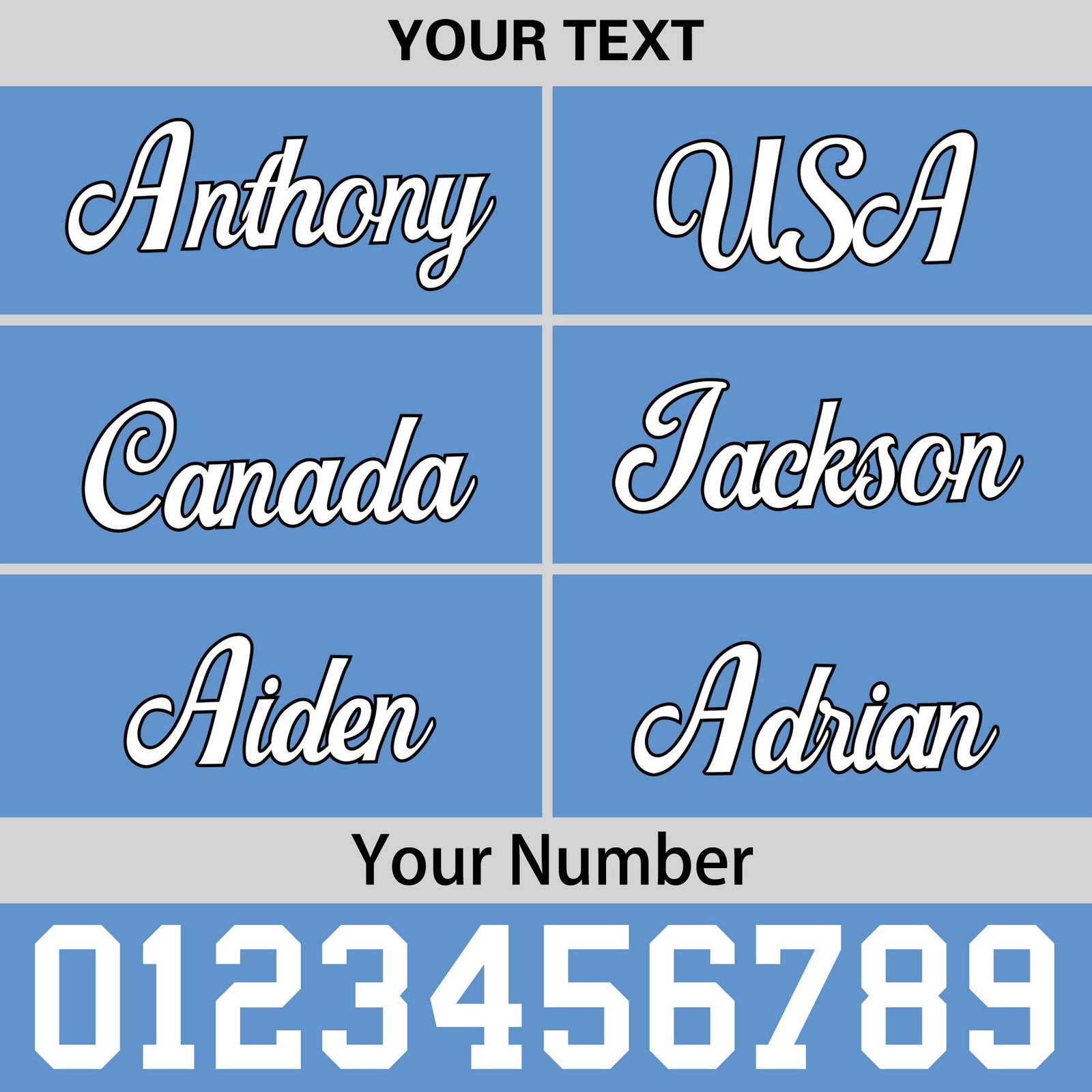 Custom Powder Blue 3D Puff Embroidery Flat Embroidery Casual Sport Baseball Cap