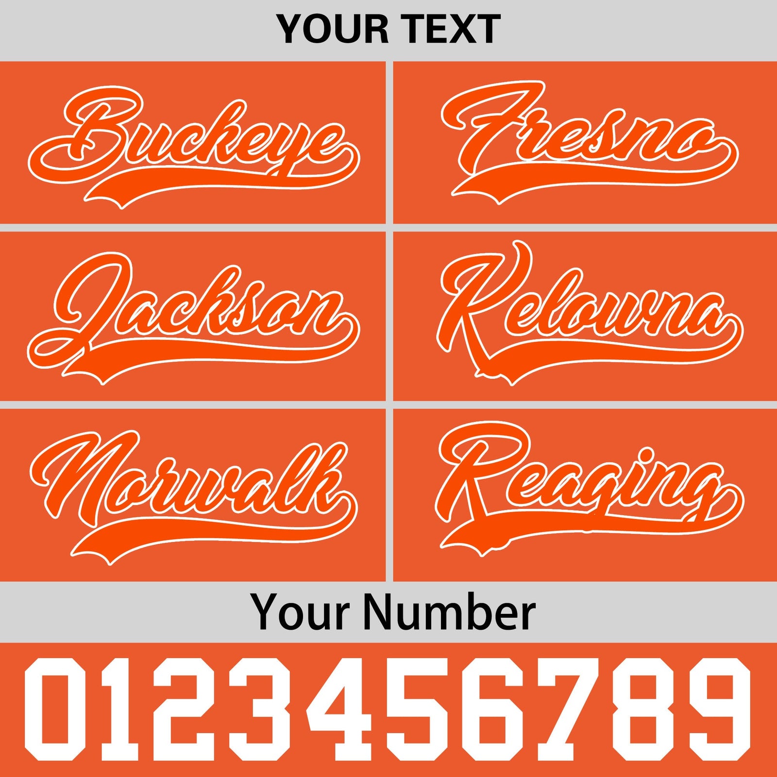 Custom Orange 3D Puff Embroidery Flat Embroidery Casual Sport Baseball Cap