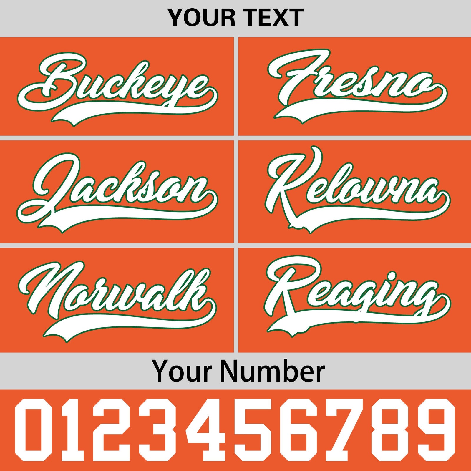 Custom Orange 3D Puff Embroidery Flat Embroidery Casual Sport Baseball Cap