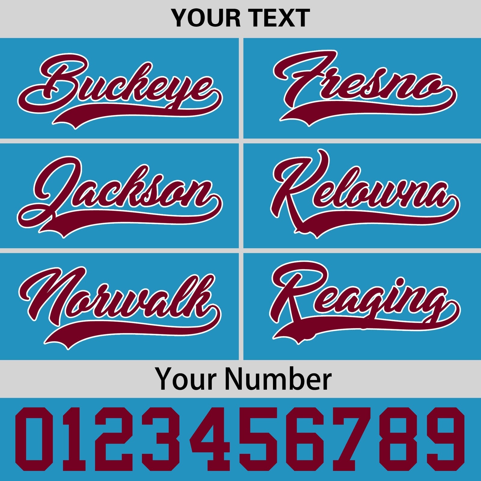 Custom Light Blue 3D Puff Embroidery Flat Embroidery Casual Sport Baseball Cap