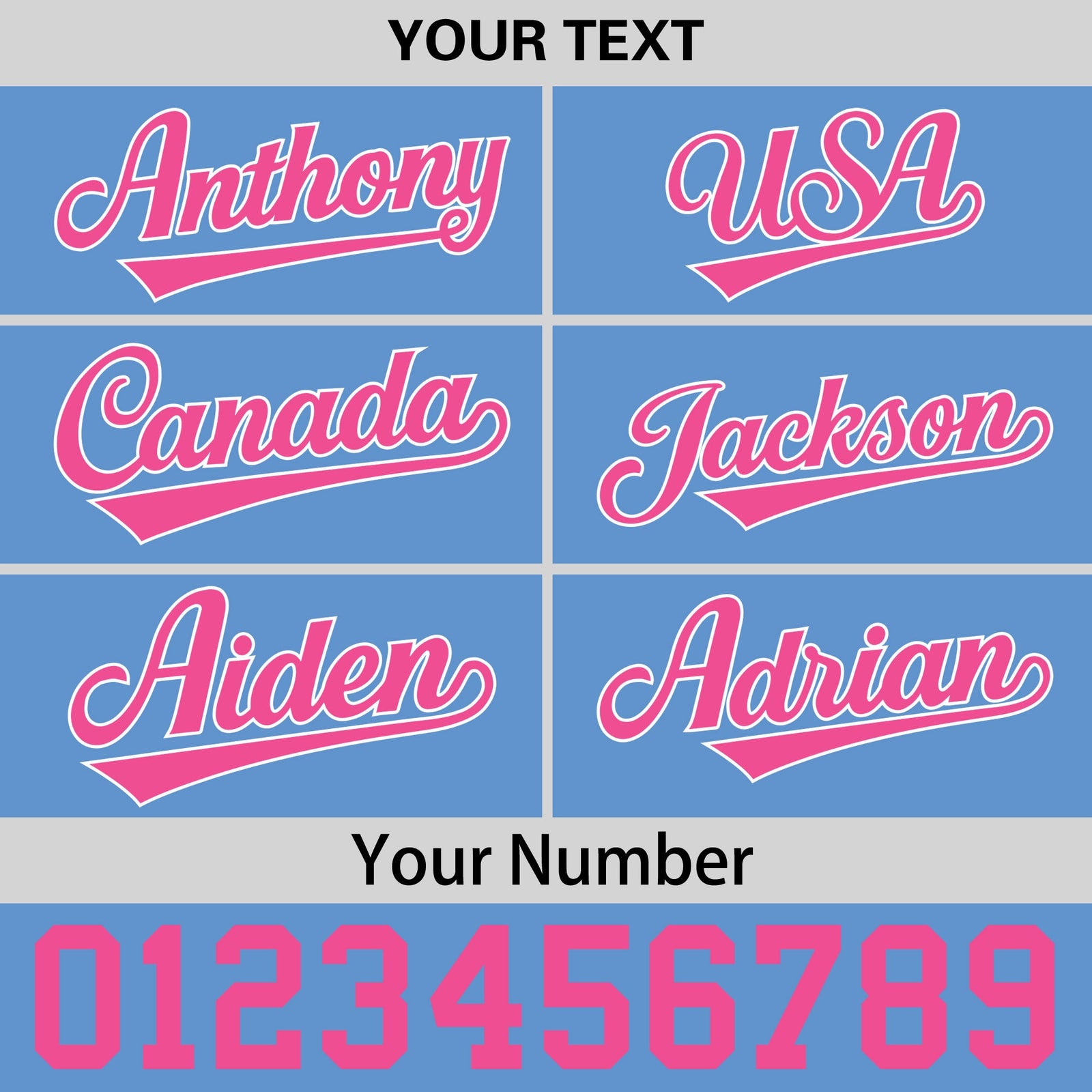 Custom Powder Blue 3D Puff Embroidery Flat Embroidery Casual Sport Baseball Cap