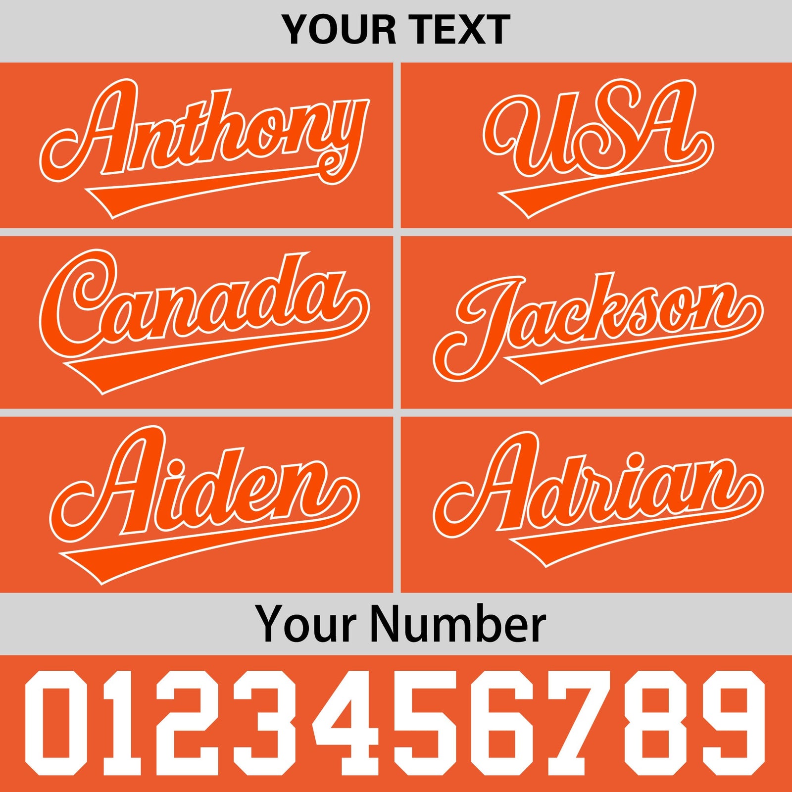 Custom Orange 3D Puff Embroidery Flat Embroidery Casual Sport Baseball Cap