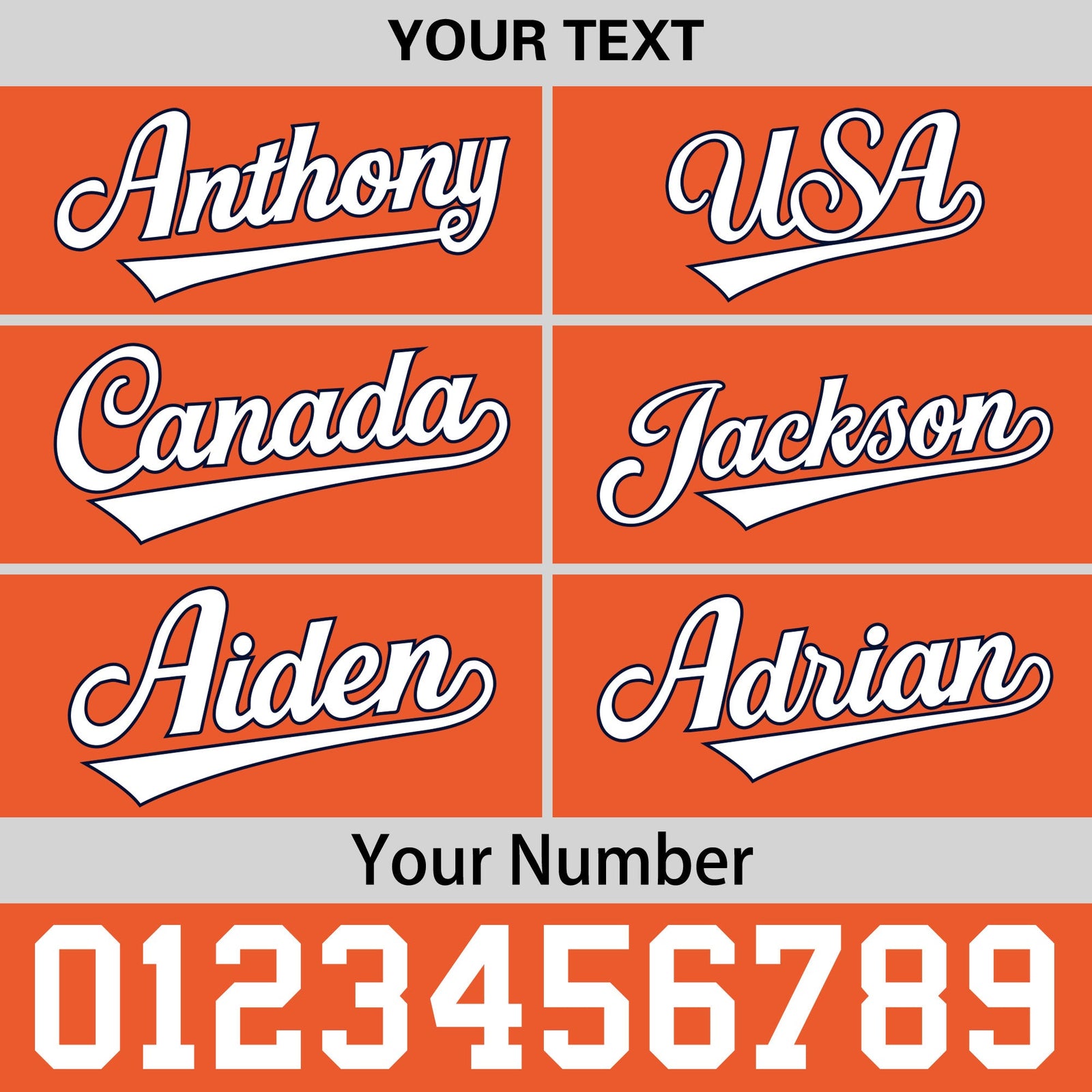 Custom Orange 3D Puff Embroidery Flat Embroidery Casual Sport Baseball Cap