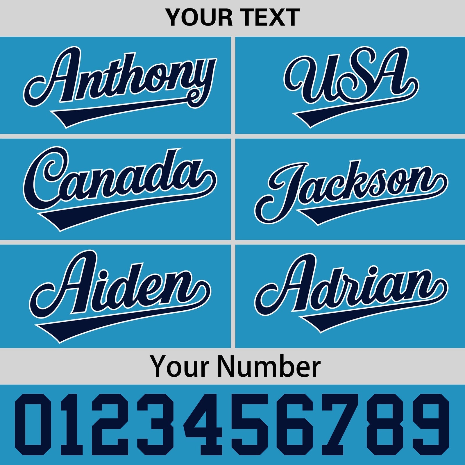 Custom Light Blue 3D Puff Embroidery Flat Embroidery Casual Sport Baseball Cap