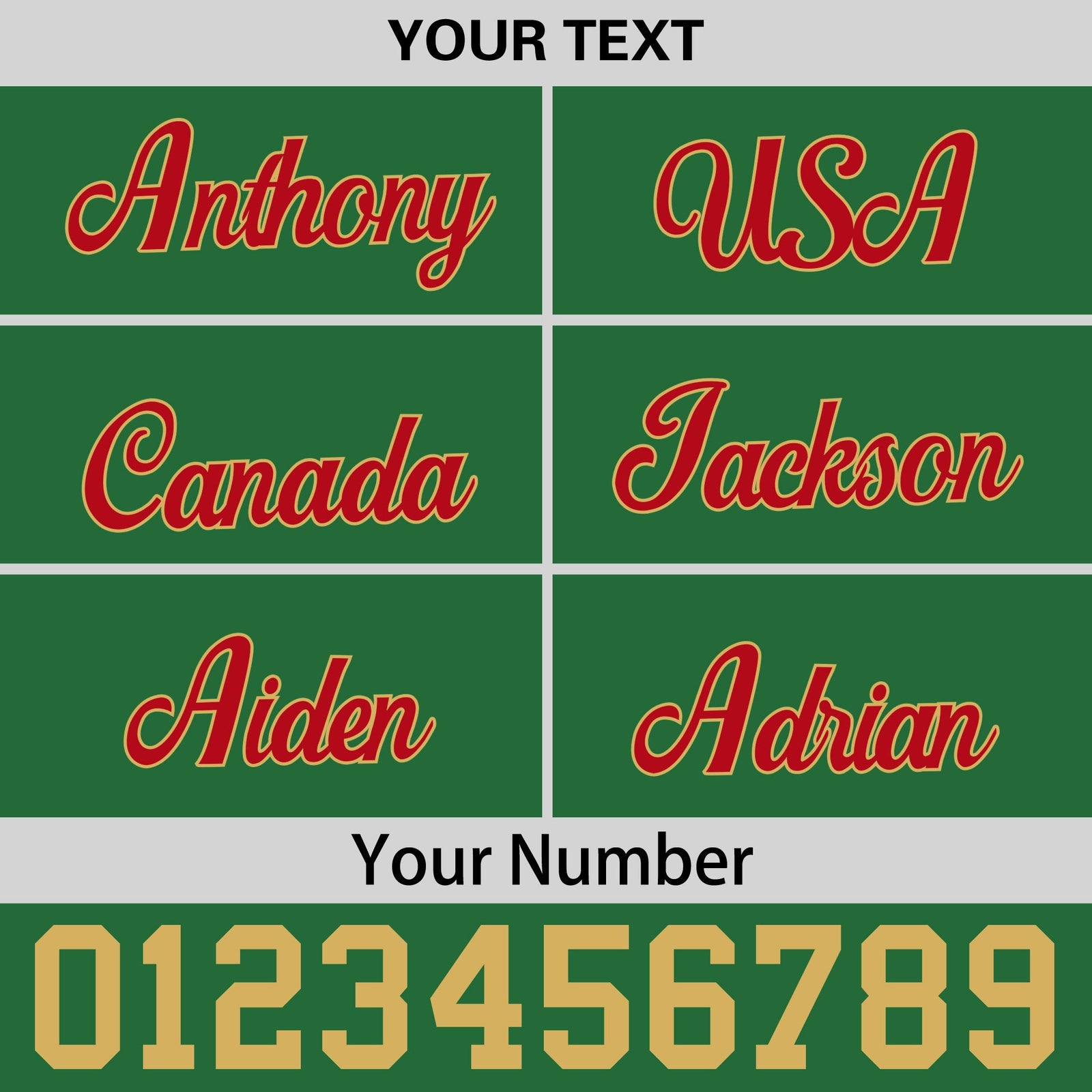 Custom Kelly Green Red 3D Puff Embroidery Flat Embroidery Casual Sport Baseball Cap