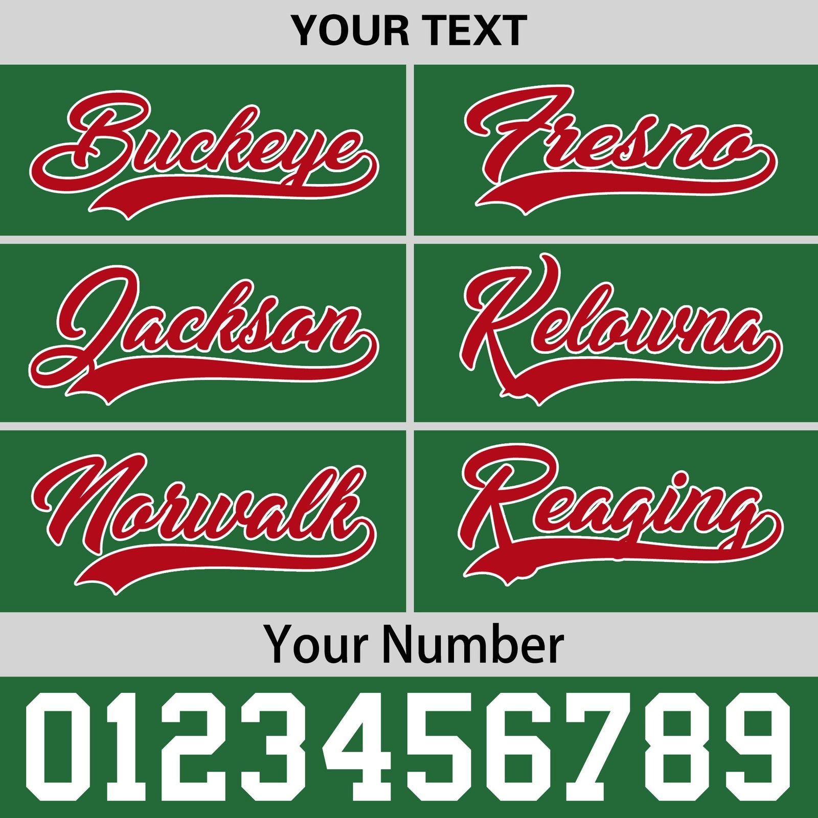 Custom Kelly Green Red 3D Puff Embroidery Flat Embroidery Casual Sport Baseball Cap