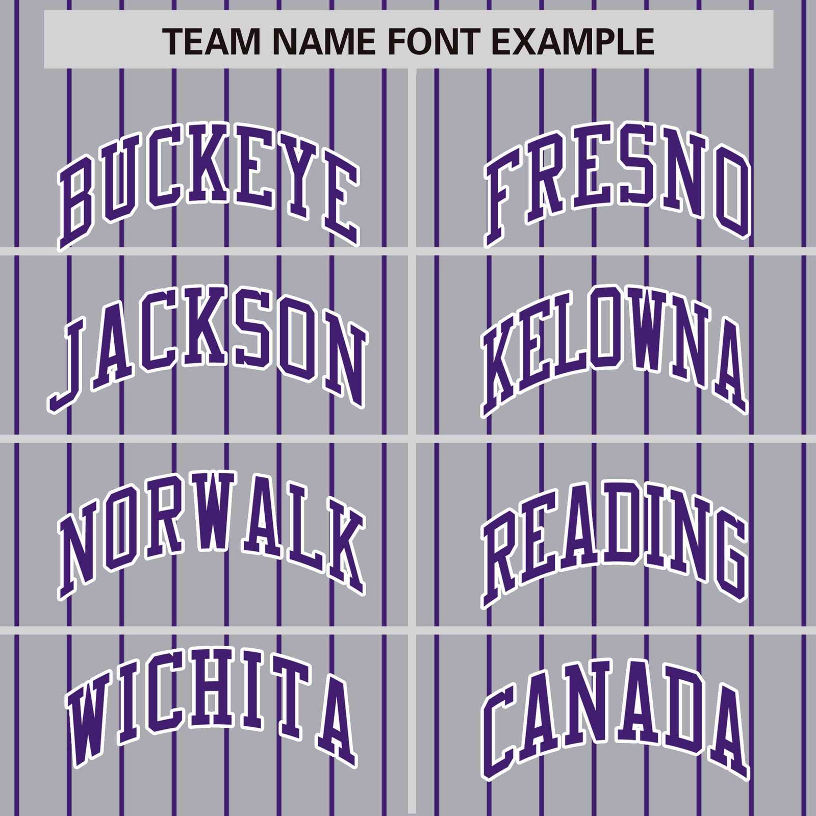 Custom Gray Purple Raglan Sleeves Varsity Full-Snap Pinstripe Letterman Baseball Jacket