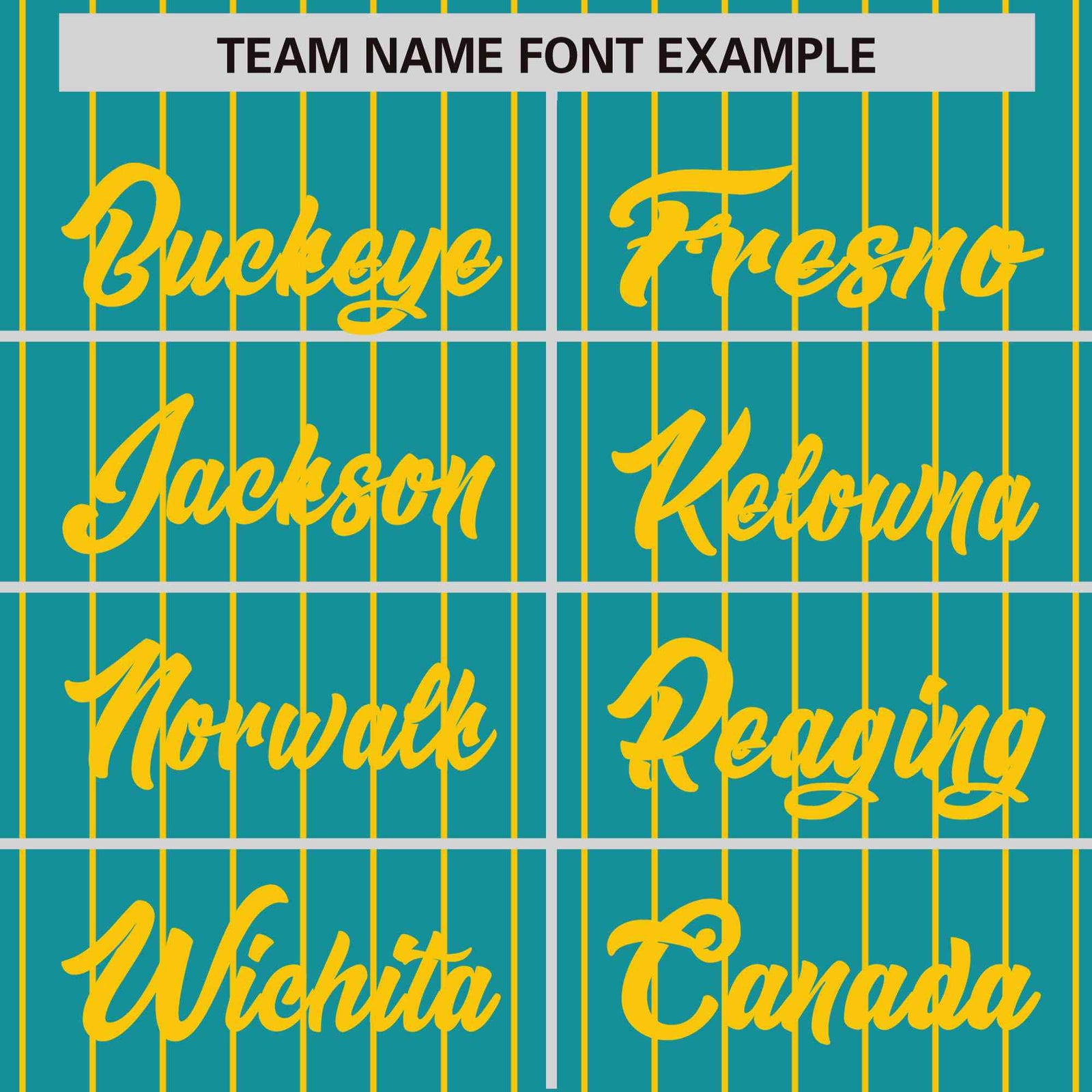 Custom Aqua Gold Raglan Sleeves Varsity Full-Snap Pinstripe Letterman Baseball Jacket