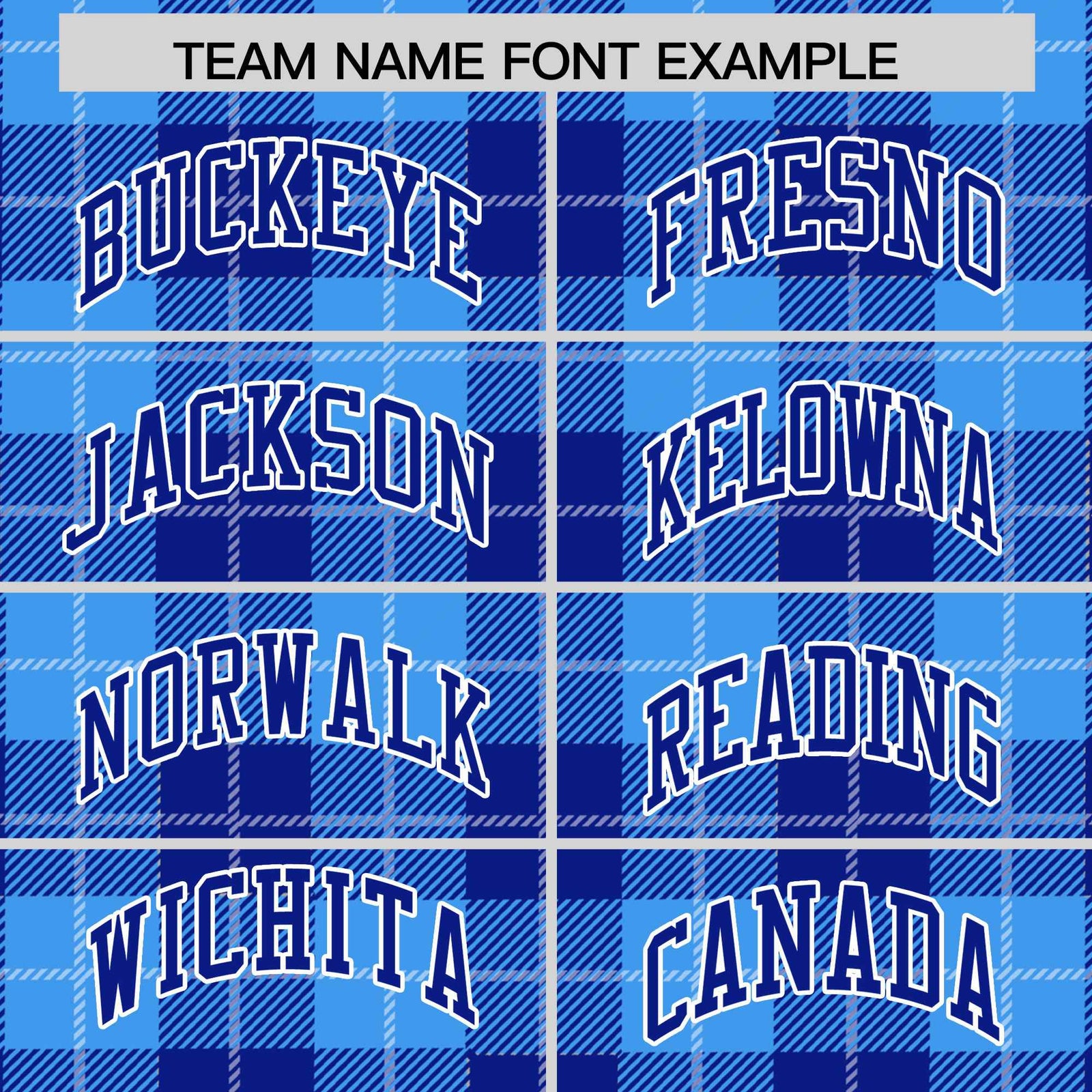 Custom Powder Blue Royal-White Varsity Full-Snap Plaid Pattern Letterman Baseball Jacket