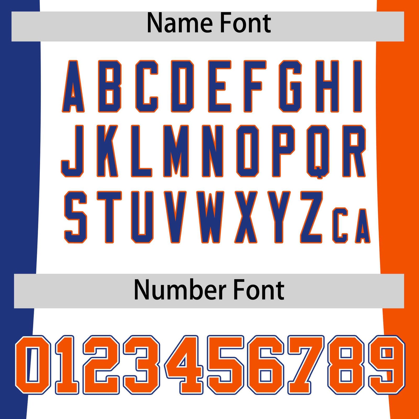 Custom White Royal Blue Orange Personalization Varsity Full-Snap Three Color Blocks Letterman Jacket| KXKSHOP