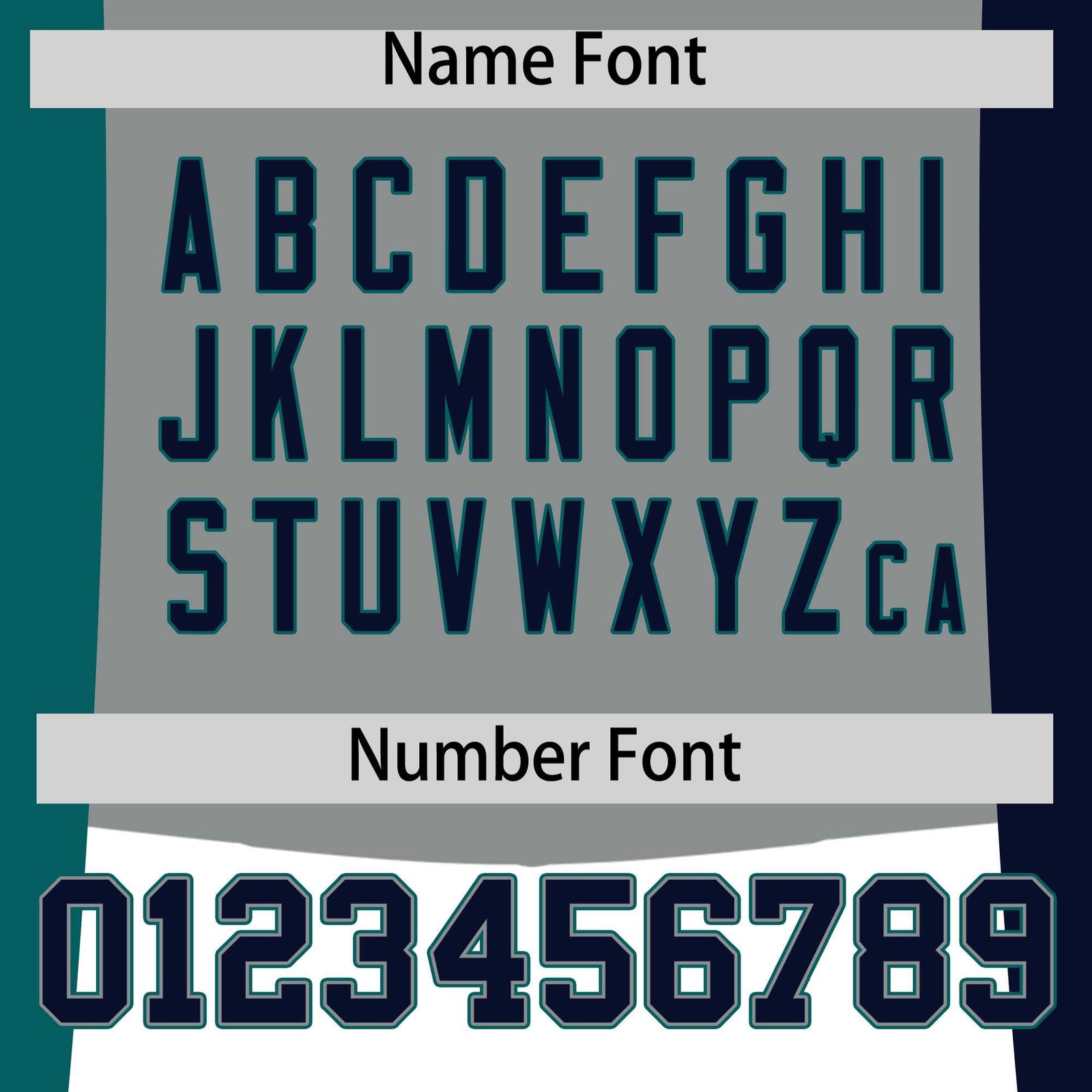 Custom Gray Teal Navy Personalization Varsity Full-Snap Three Color Blocks Letterman Jacket| KXKSHOP
