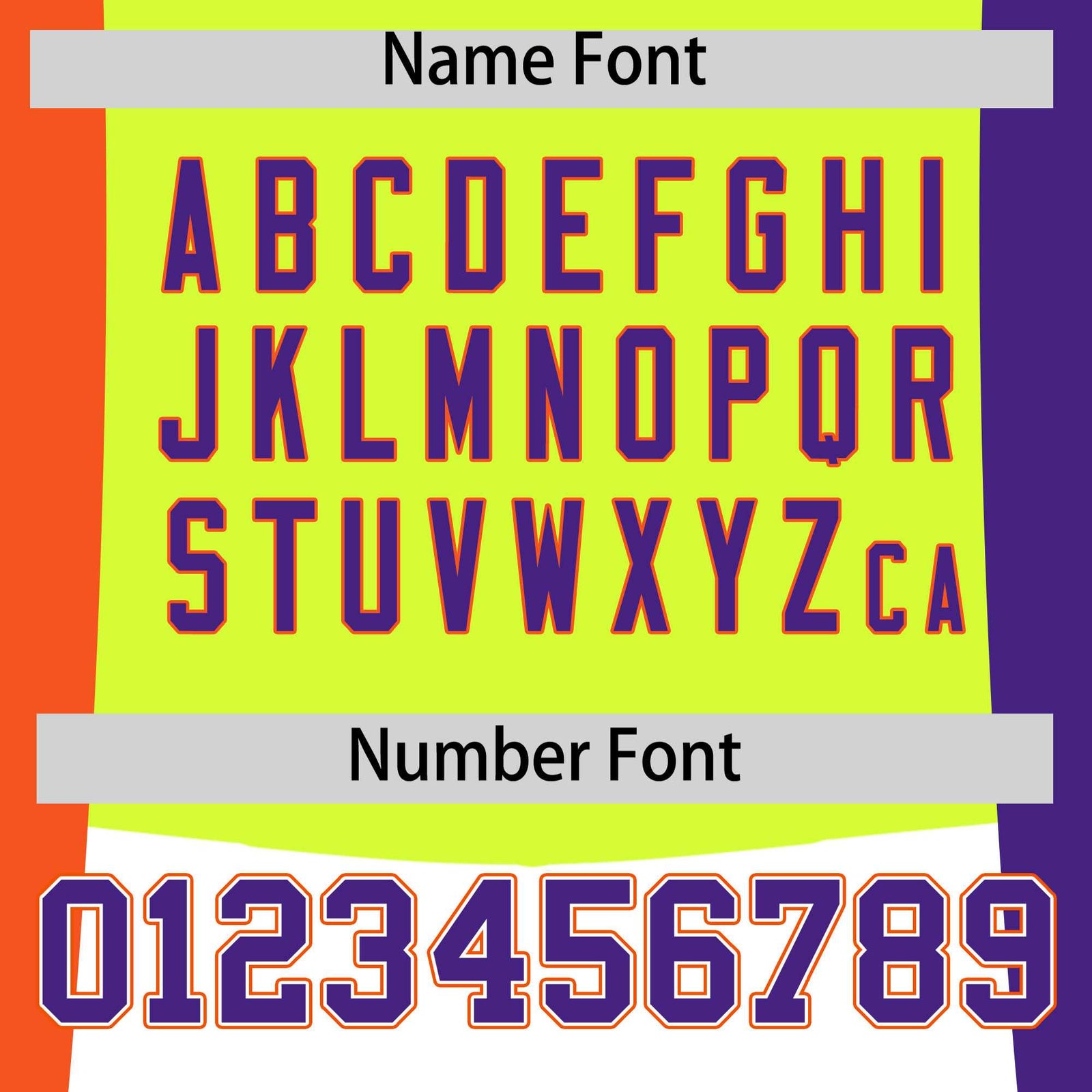 Custom Fluorescent Green Orange Purple Personalization Varsity Full-Snap Three Color Blocks Letterman Jacket| KXKSHOP