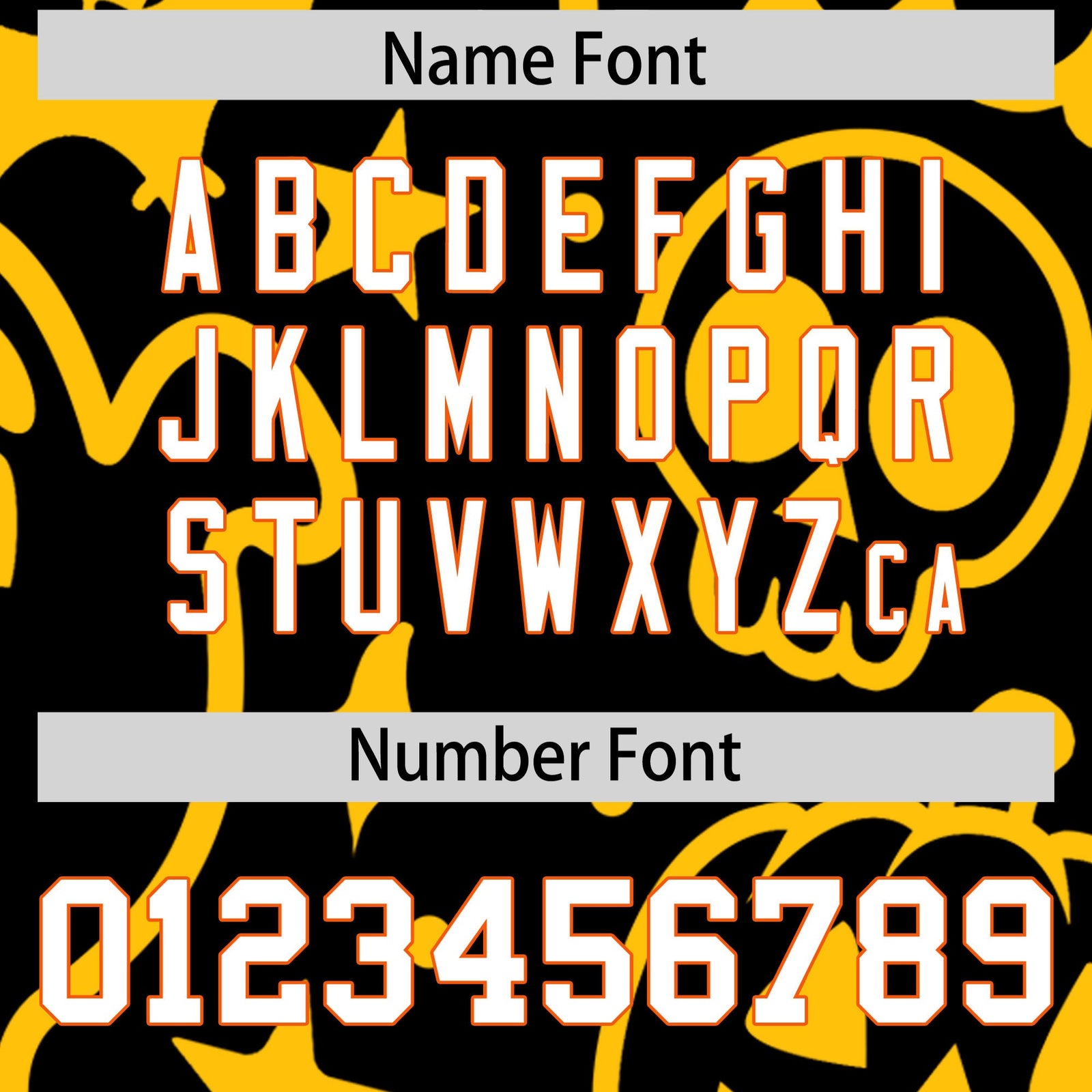 Custom Gold Black White Bats Pumpkins Ghost Patterns Halloween Letterman Jacket | Custom Letterman Jacket,Add Name and Numbern,Sublimation Printed & Stitched,Perfect for Parties | KXKSHOP