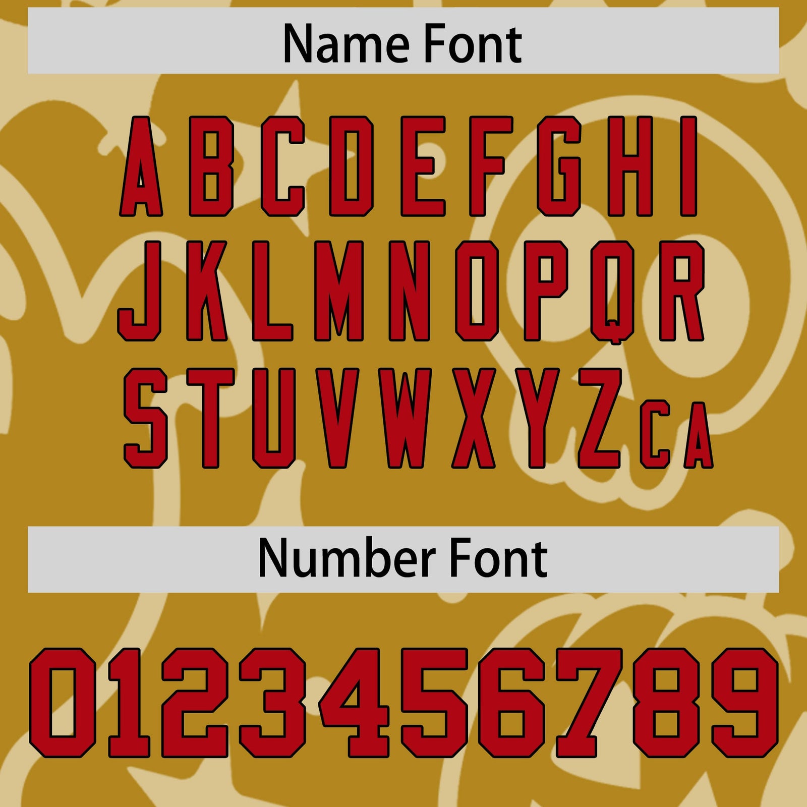 Custom Old Gold Black Red Bats Pumpkins Ghost Patterns Halloween Letterman Jacket | Custom Letterman Jacket,Add Name and Numbern,Sublimation Printed & Stitched,Perfect for Parties | KXKSHOP