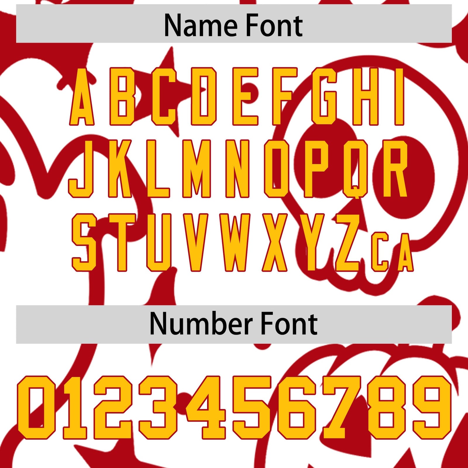 Custom White Red Gold Bats Pumpkins Ghost Patterns Halloween Letterman Jacket | Custom Letterman Jacket,Add Name and Numbern,Sublimation Printed & Stitched,Perfect for Parties | KXKSHOP