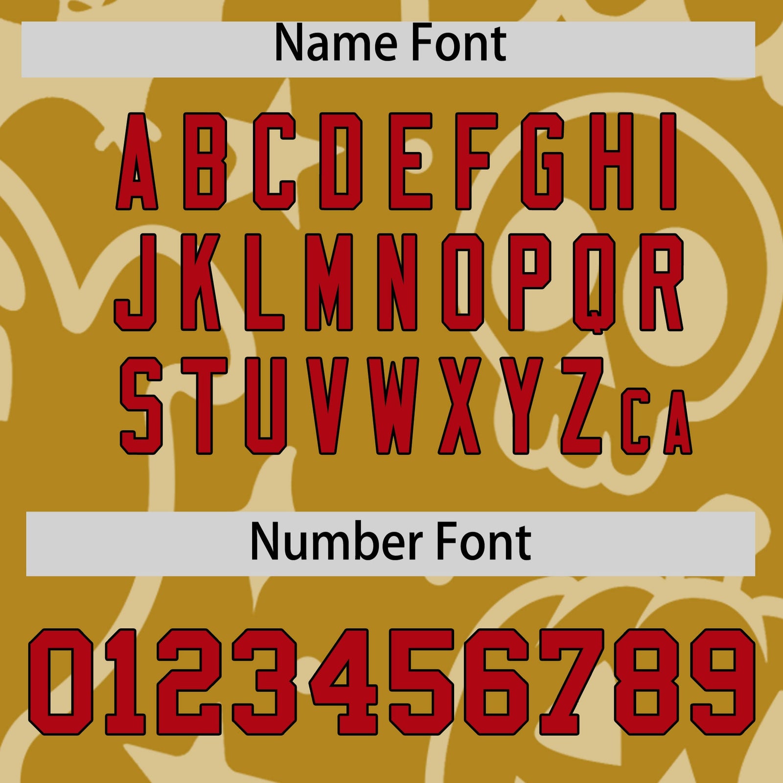 Custom Old Gold Black Red Bats Pumpkins Ghost Patterns Halloween Letterman Jacket | Custom Letterman Jacket,Add Name and Numbern,Sublimation Printed & Stitched,Perfect for Parties | KXKSHOP